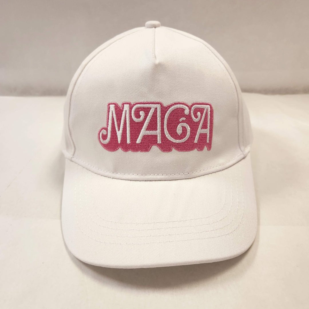 MAGA Custom Embroidered Hat (Flamingo Pink Design) - PatriotDepot.com