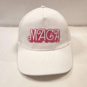 MAGA Custom Embroidered Hat (Flamingo Pink Design) - PatriotDepot.com