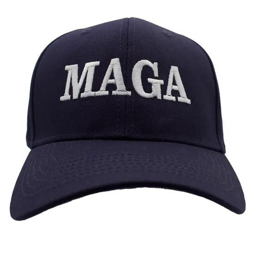 MAGA Custom Embroidered Hat (Navy) - PatriotDepot.com