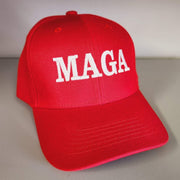 MAGA Custom Embroidered Hat (Red) - PatriotDepot.com