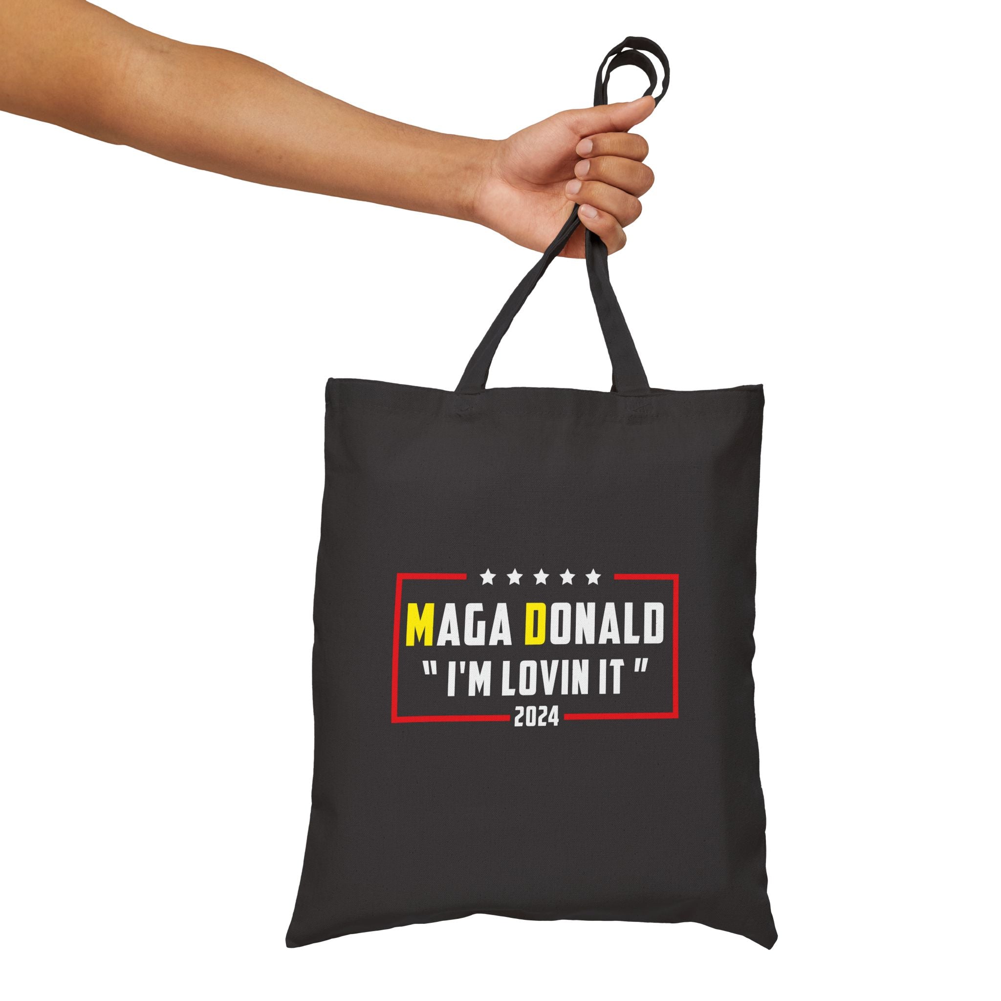 MAGA Donald "I'm Lovin' It" 2024 Tote Bag - PatriotDepot.com