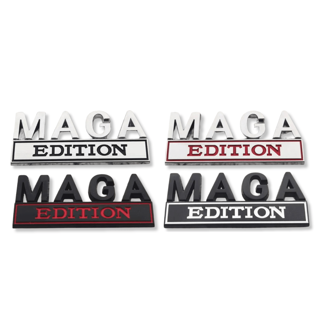 MAGA Edition Auto Emblem (4 Designs) - PatriotDepot.com