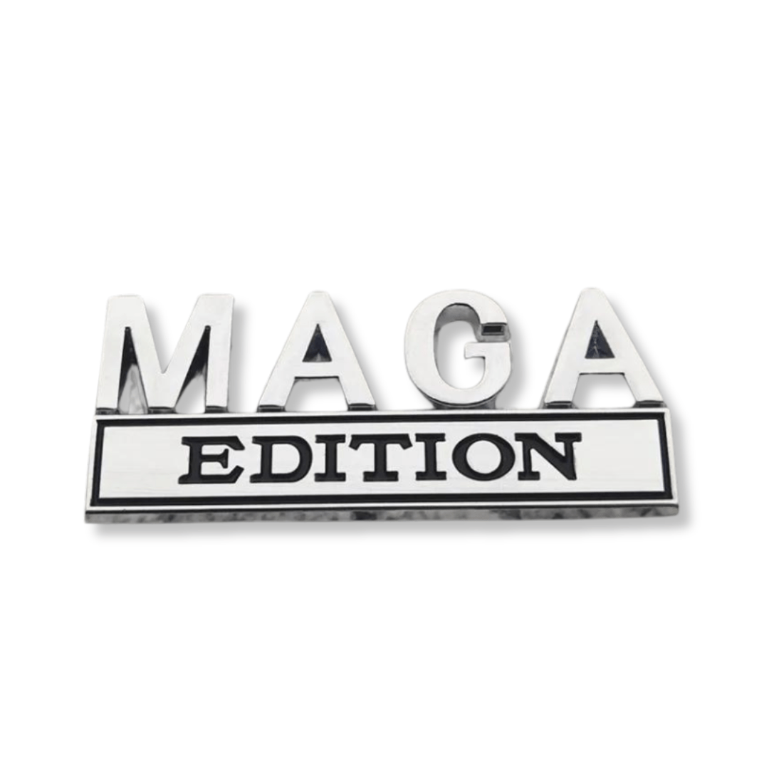 MAGA Edition Auto Emblem (4 Designs) - PatriotDepot.com