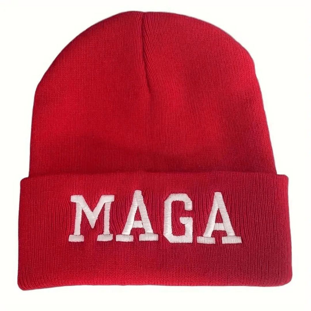 MAGA Knit Beanie - PatriotDepot.com
