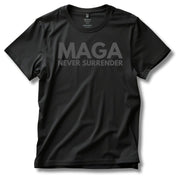 MAGA Never Surrender (Dark Design) T-Shirt - PatriotDepot.com