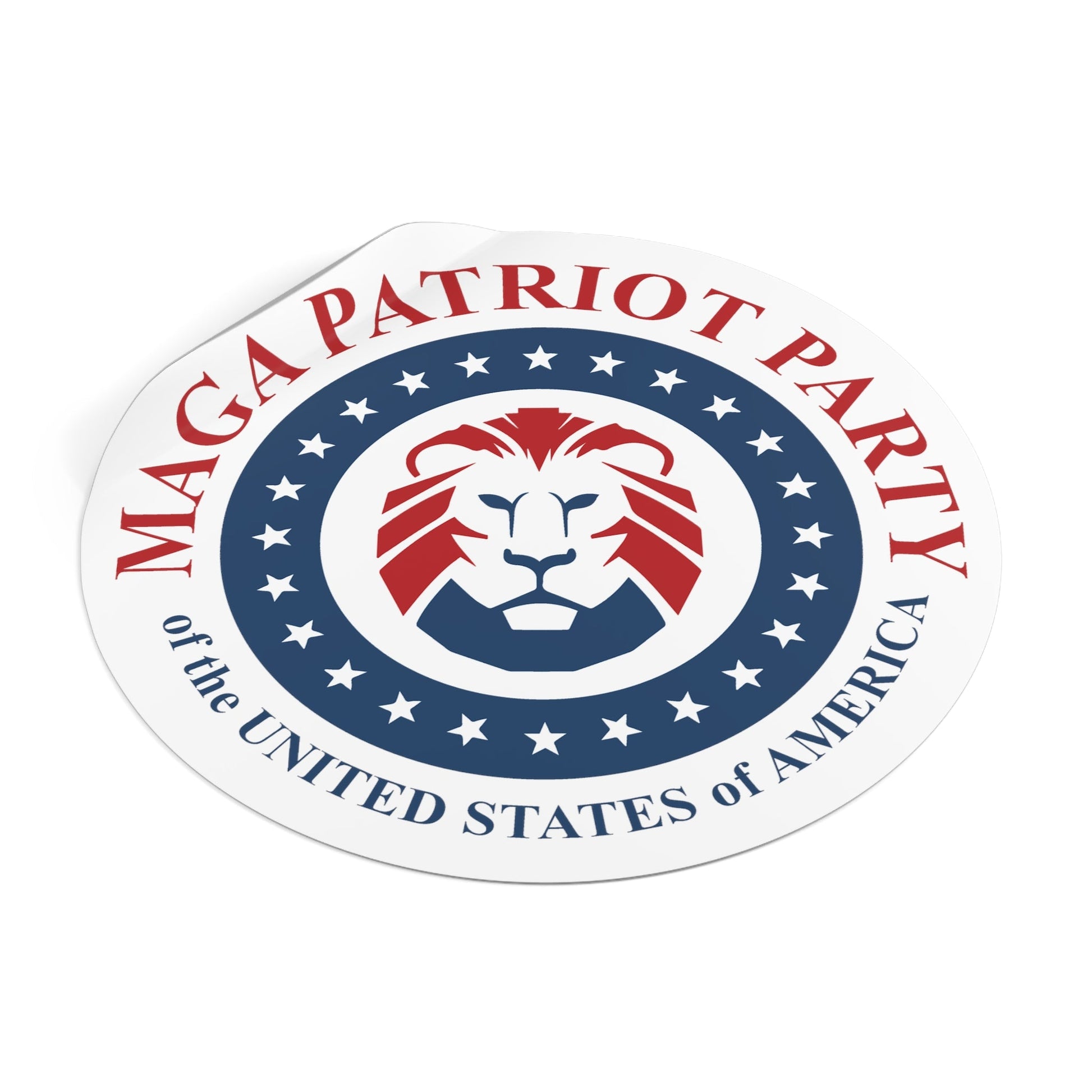 MAGA Patriot Party of the United States of America Sticker (3 Sizes) - PatriotDepot.com