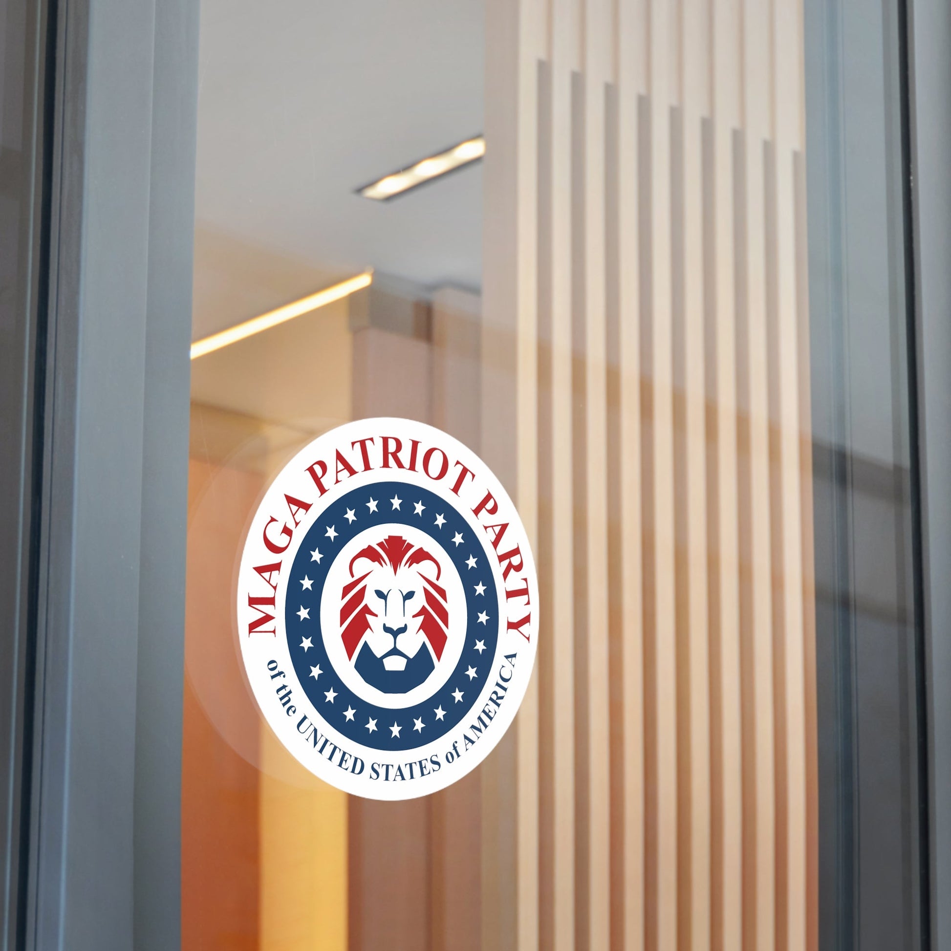 MAGA Patriot Party of the United States of America Sticker (3 Sizes) - PatriotDepot.com