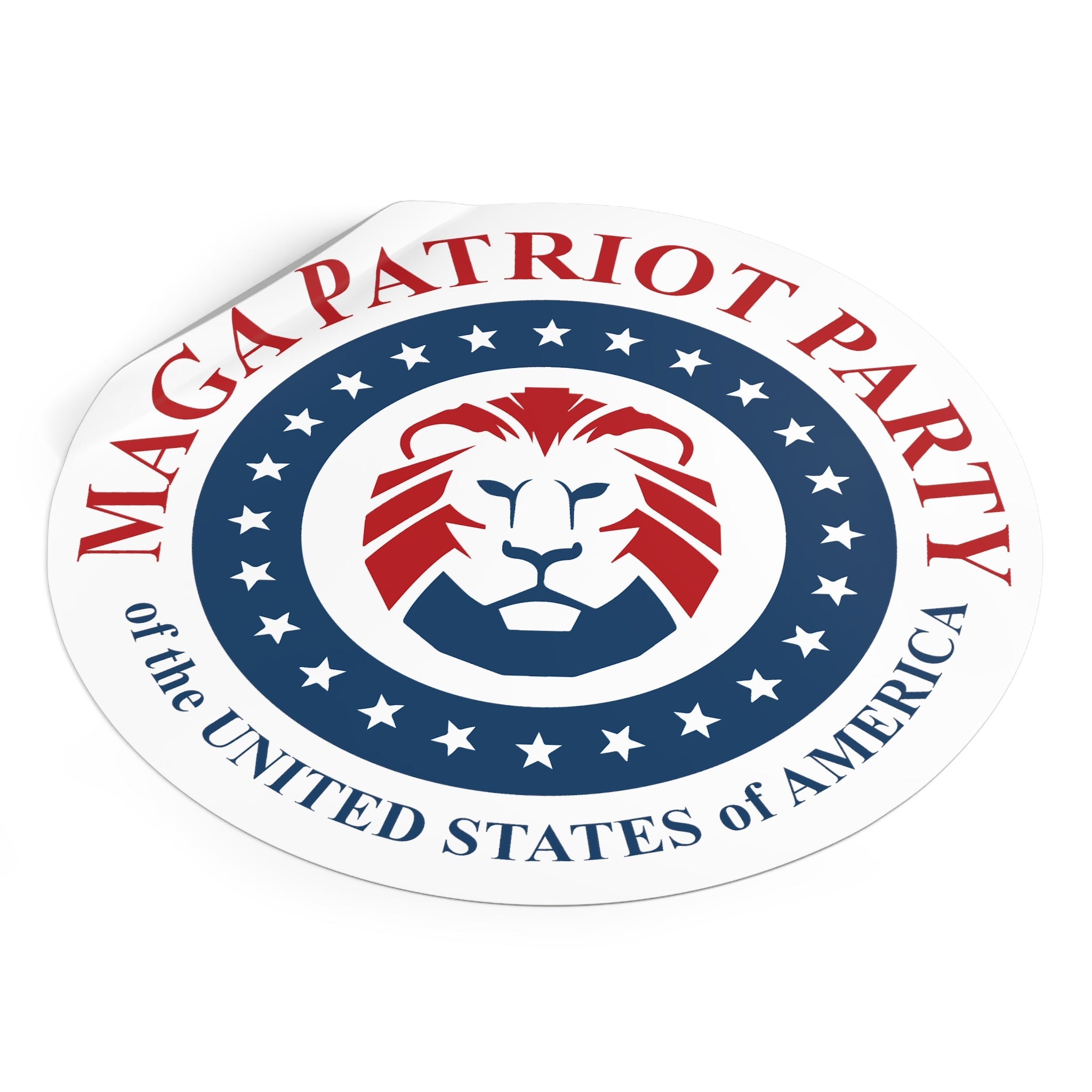 MAGA Patriot Party of the United States of America Sticker (3 Sizes) - PatriotDepot.com