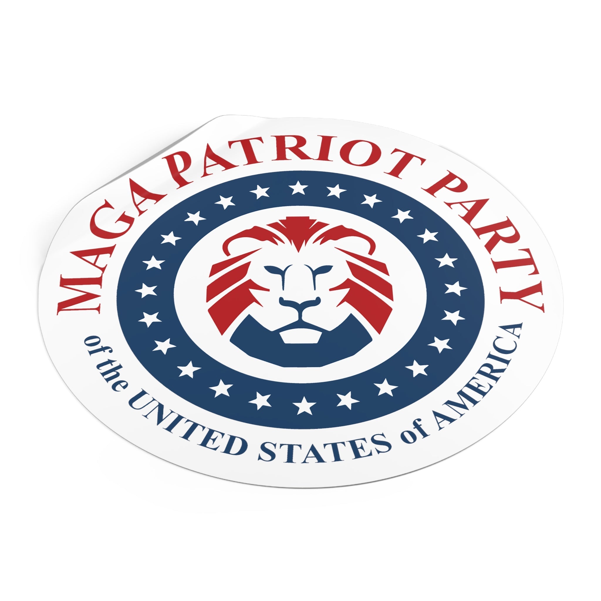 MAGA Patriot Party of the United States of America Sticker (3 Sizes) - PatriotDepot.com