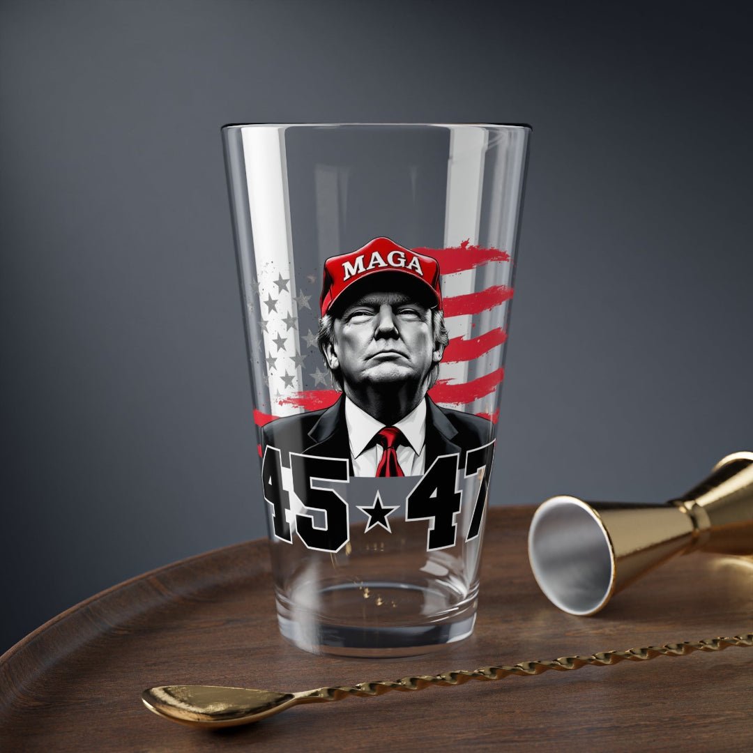 MAGA Patriotic 45 - 47 Pint Glass - PatriotDepot.com