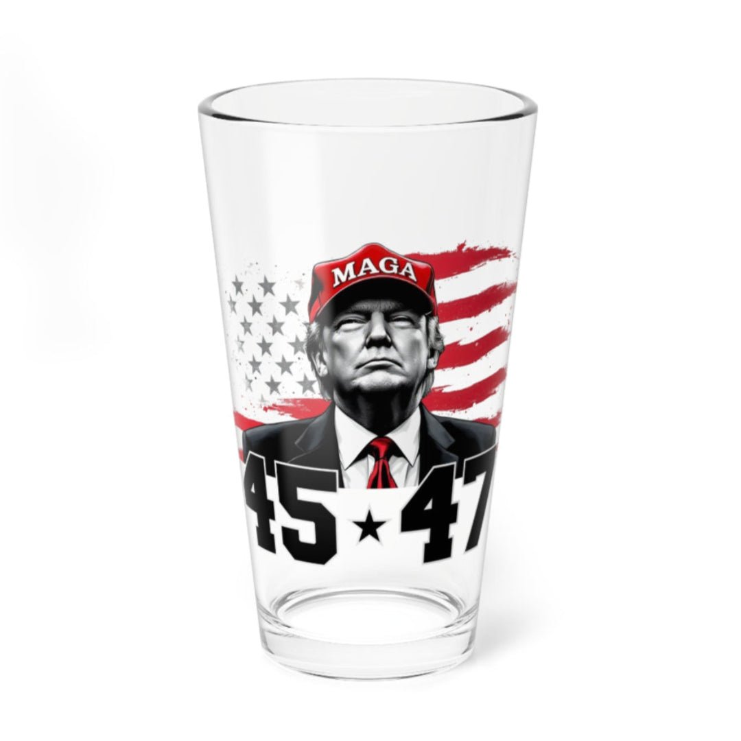 MAGA Patriotic 45 - 47 Pint Glass - PatriotDepot.com