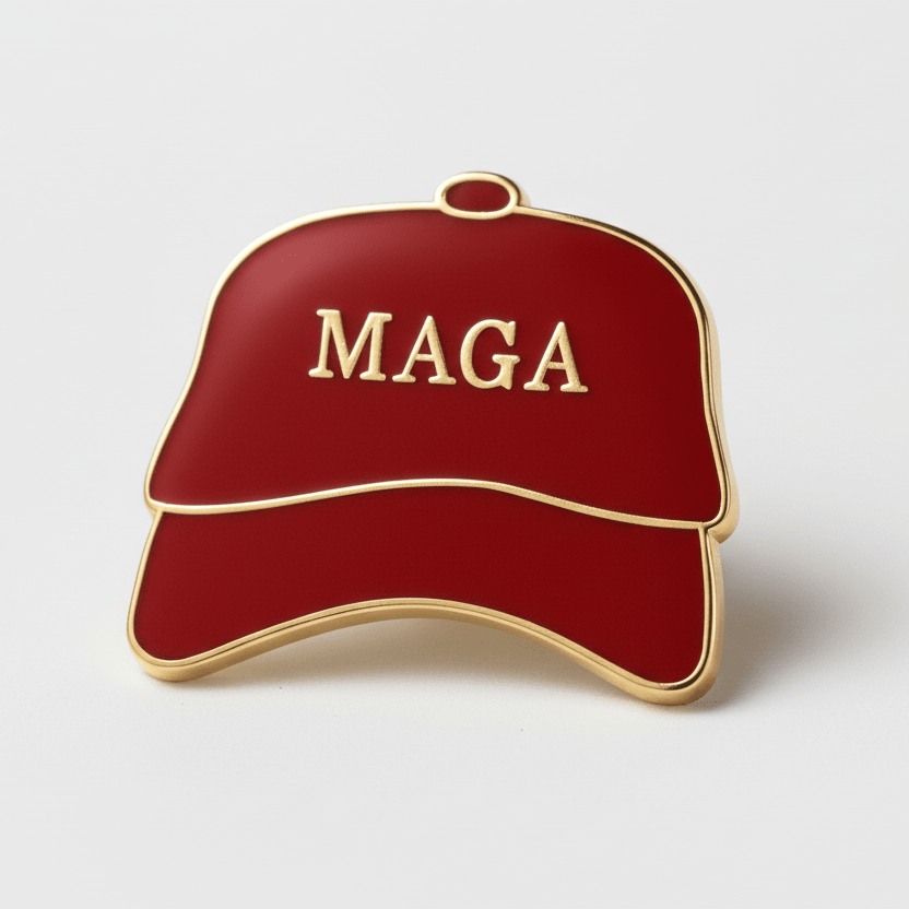 MAGA Red Hat Lapel Pin (Collectors Item) - PatriotDepot.com