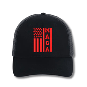 MAGA Red USA Trucker - Style Embroidered Hat - PatriotDepot.com