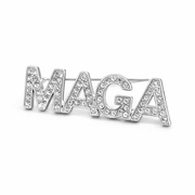 MAGA Rhinestone Brooch - PatriotDepot.com