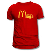 MAGA Swoop Golden Design T-Shirt - PatriotDepot.com