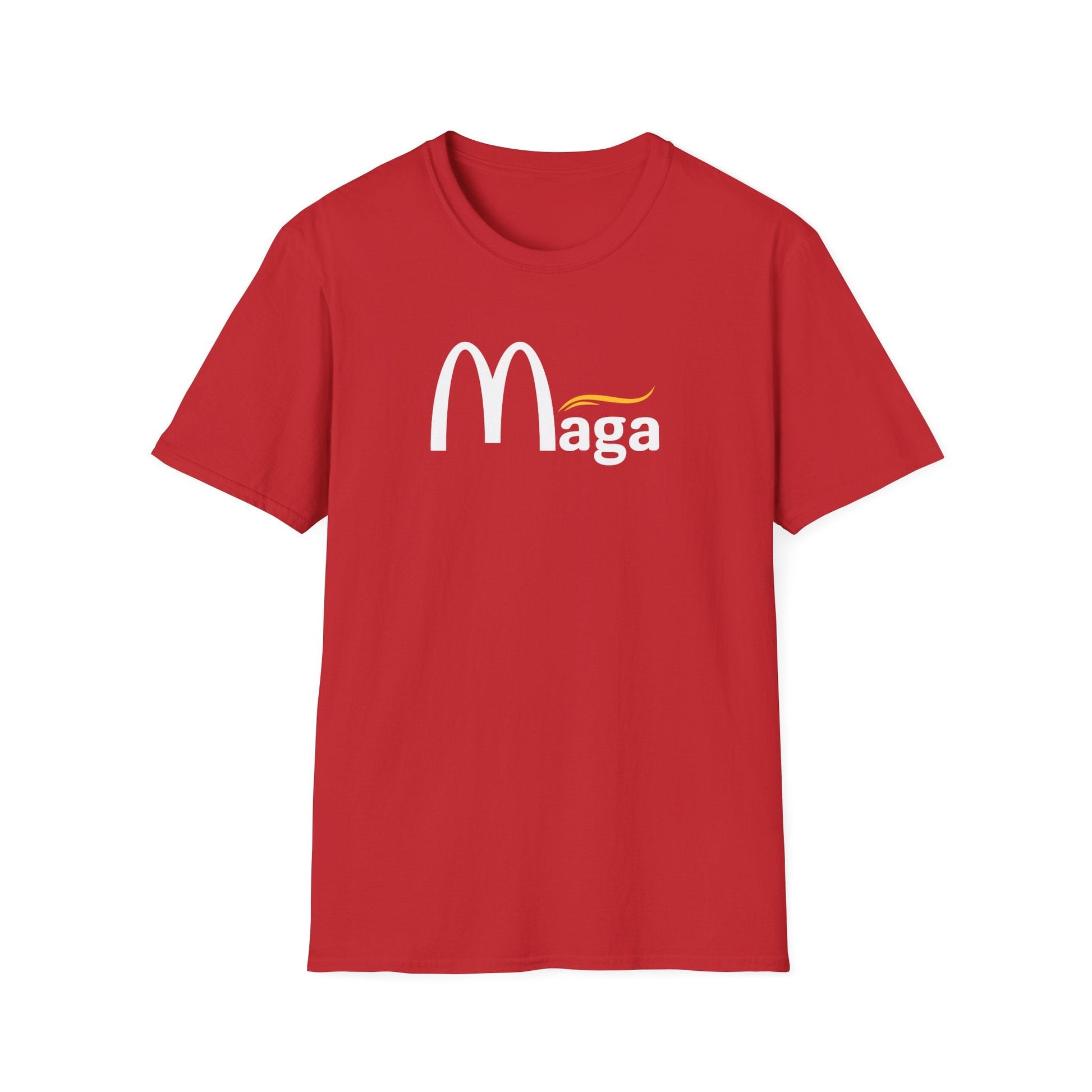 MAGA Swoop White Design T-Shirt - PatriotDepot.com