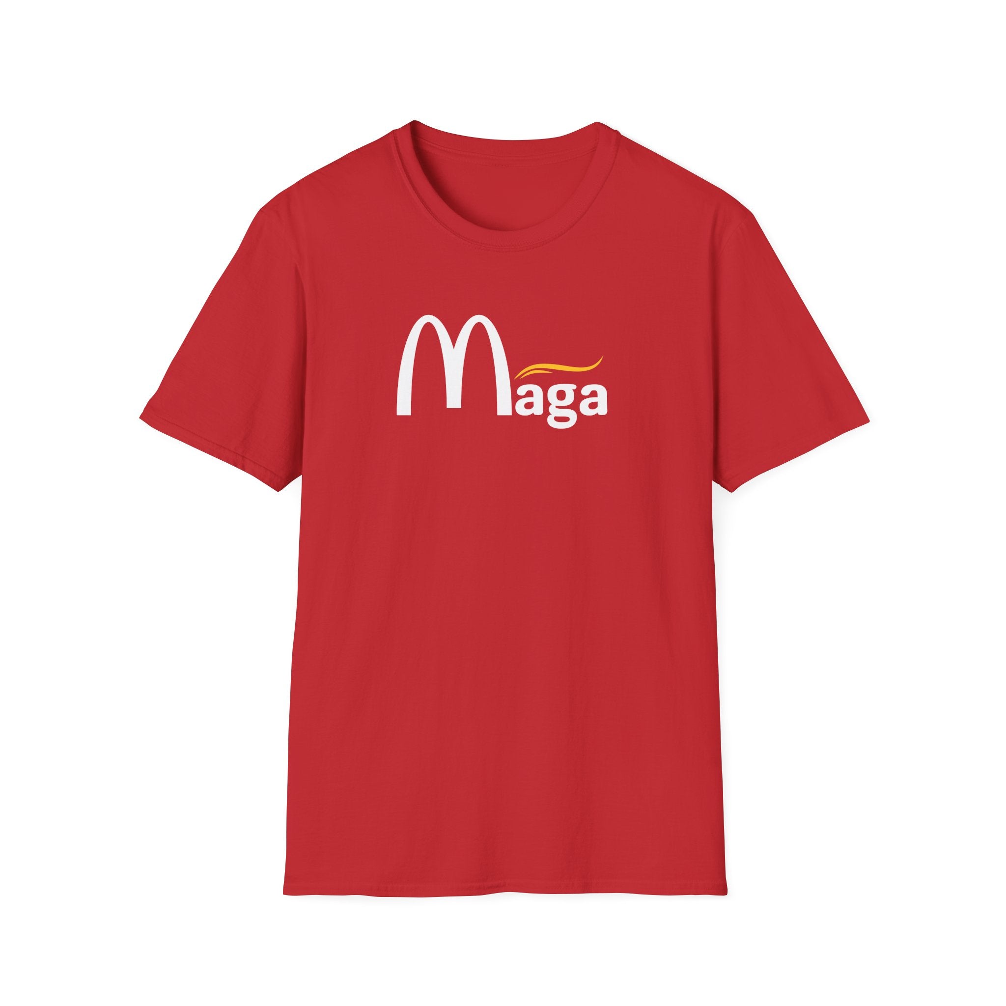MAGA Swoop White Design T-Shirt - PatriotDepot.com