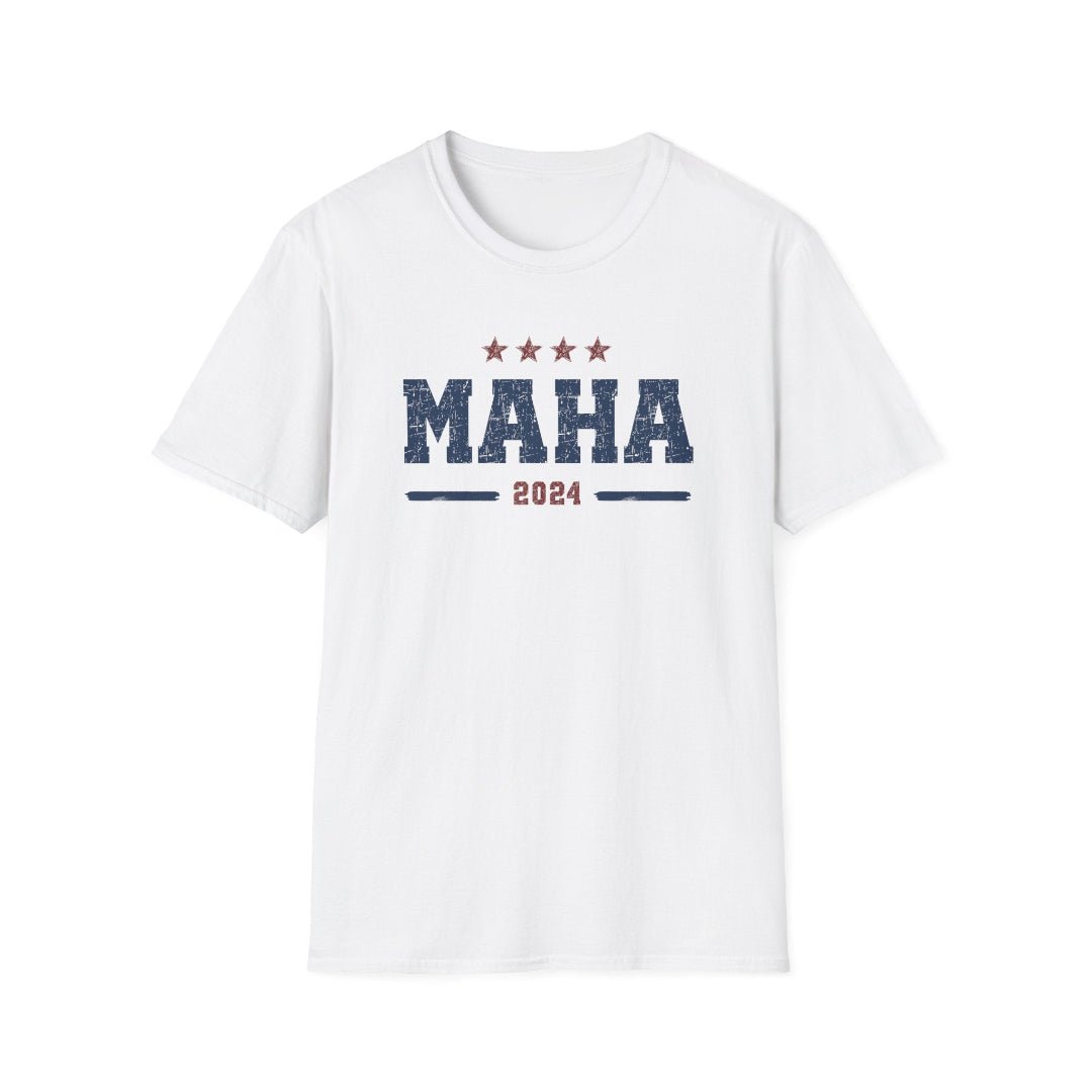 MAHA 2024 Distressed Design T-Shirt - PatriotDepot.com