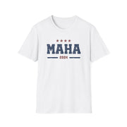 MAHA 2024 Distressed Design T-Shirt - PatriotDepot.com