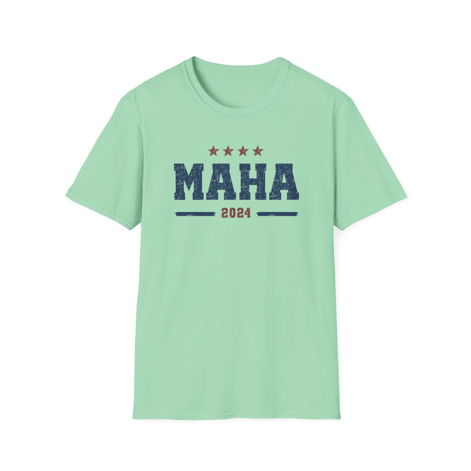 MAHA 2024 Distressed Design T-Shirt - PatriotDepot.com