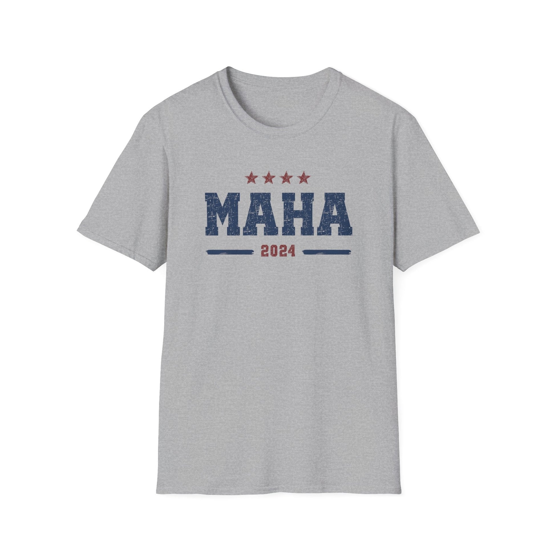 MAHA 2024 Distressed Design T-Shirt - PatriotDepot.com