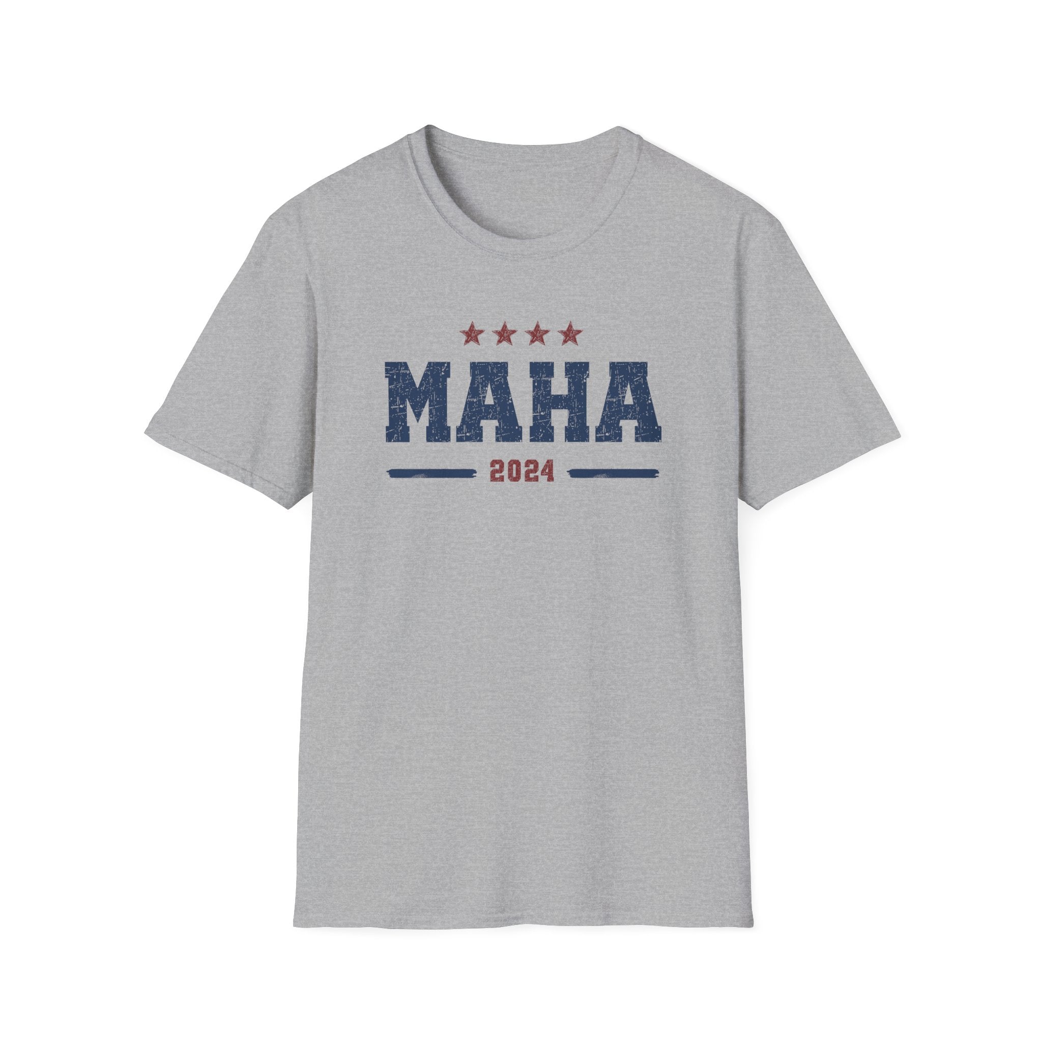 MAHA 2024 Distressed Design T-Shirt - PatriotDepot.com