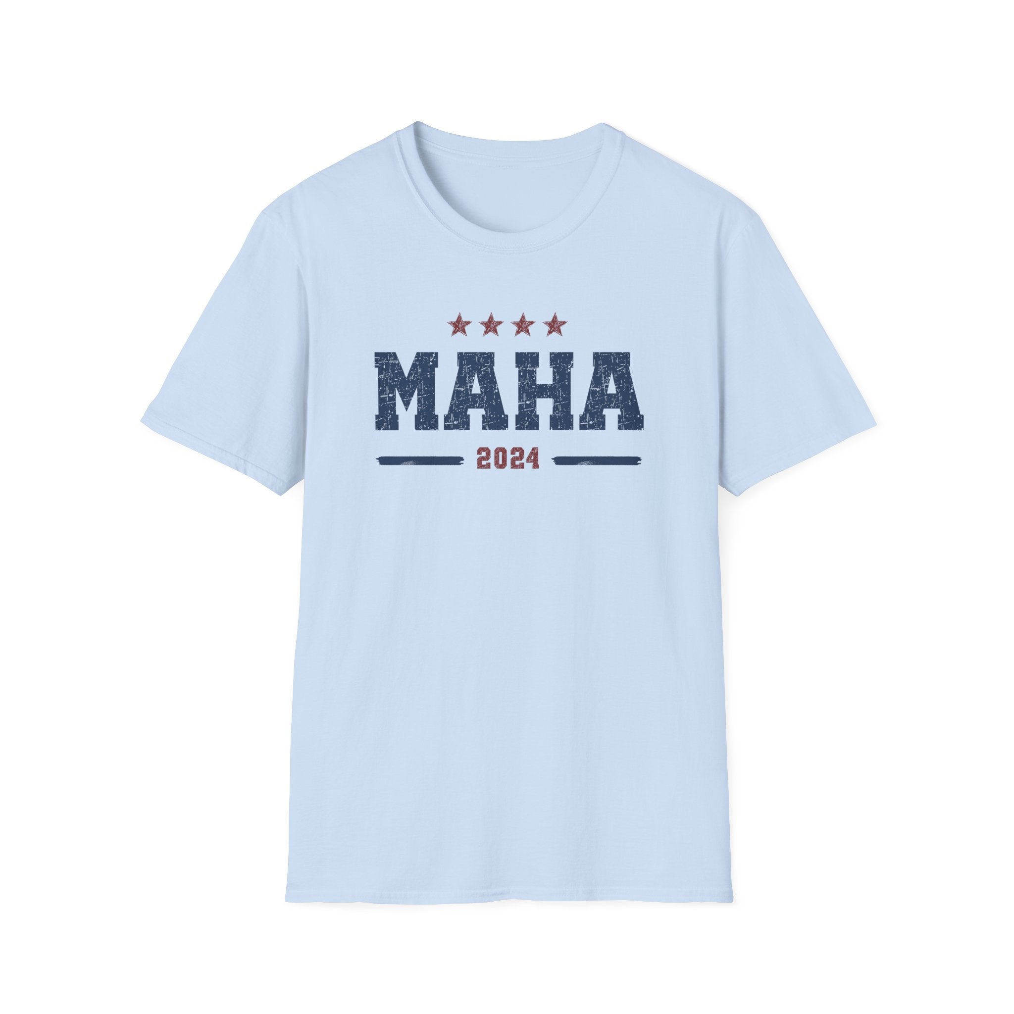 MAHA 2024 Distressed Design T-Shirt - PatriotDepot.com
