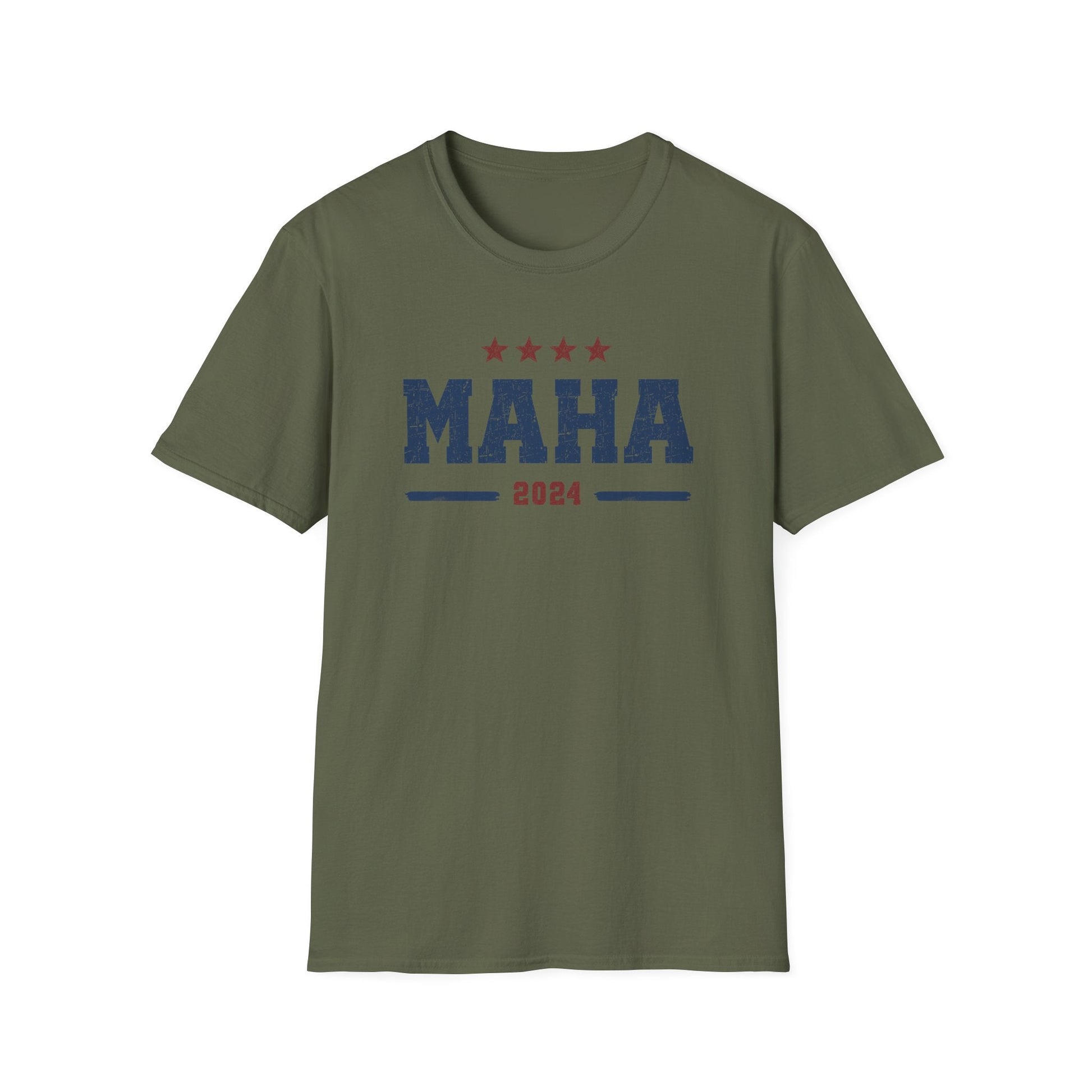 MAHA 2024 Distressed Design T-Shirt - PatriotDepot.com