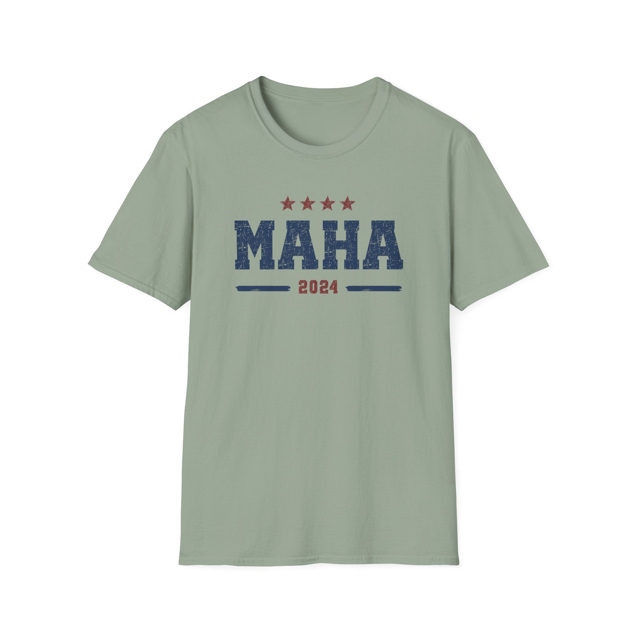 MAHA 2024 Distressed Design T-Shirt - PatriotDepot.com