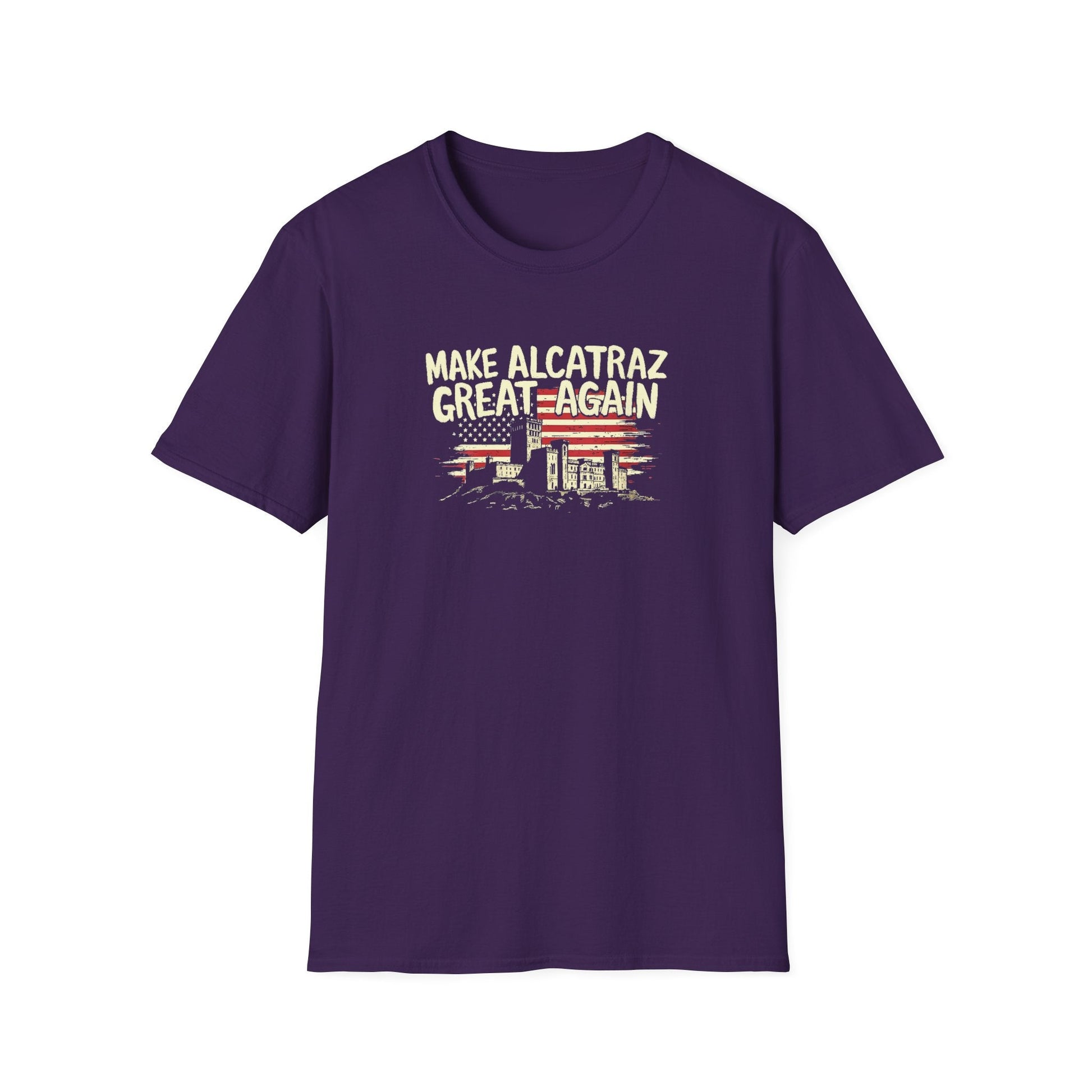 Make Alcatraz Great Again (Flag Design) T-Shirt - PatriotDepot.com
