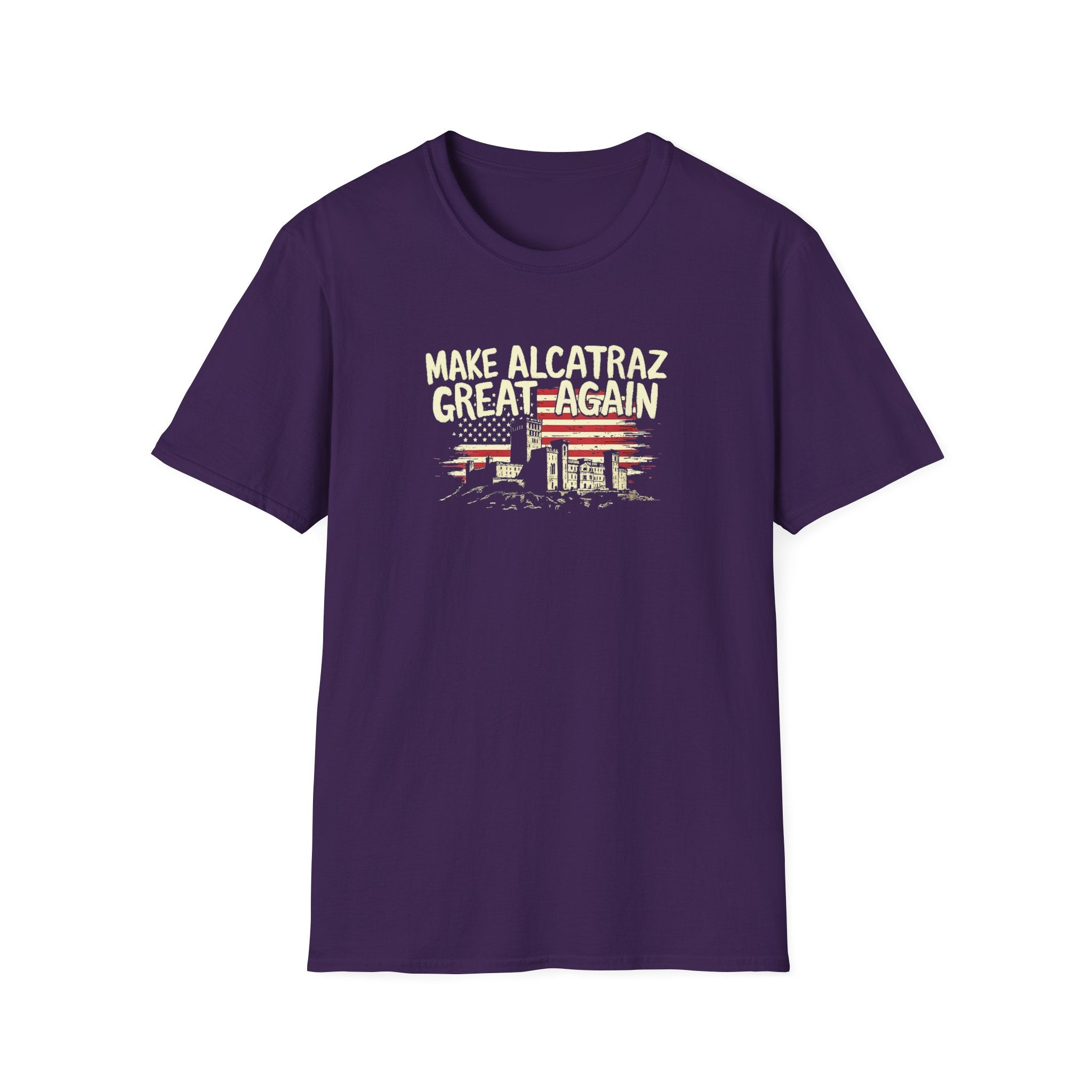 Make Alcatraz Great Again (Flag Design) T-Shirt - PatriotDepot.com