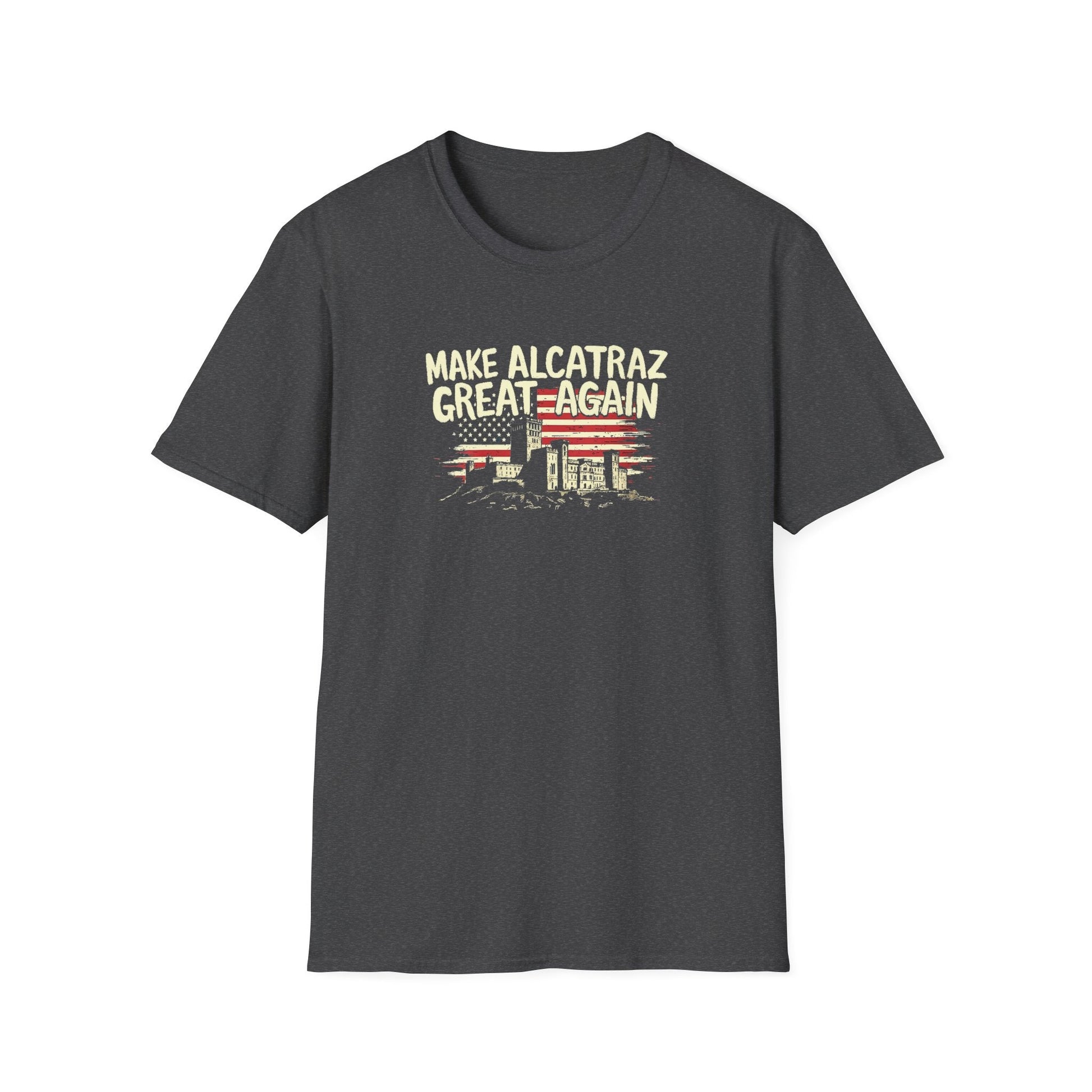 Make Alcatraz Great Again (Flag Design) T-Shirt - PatriotDepot.com