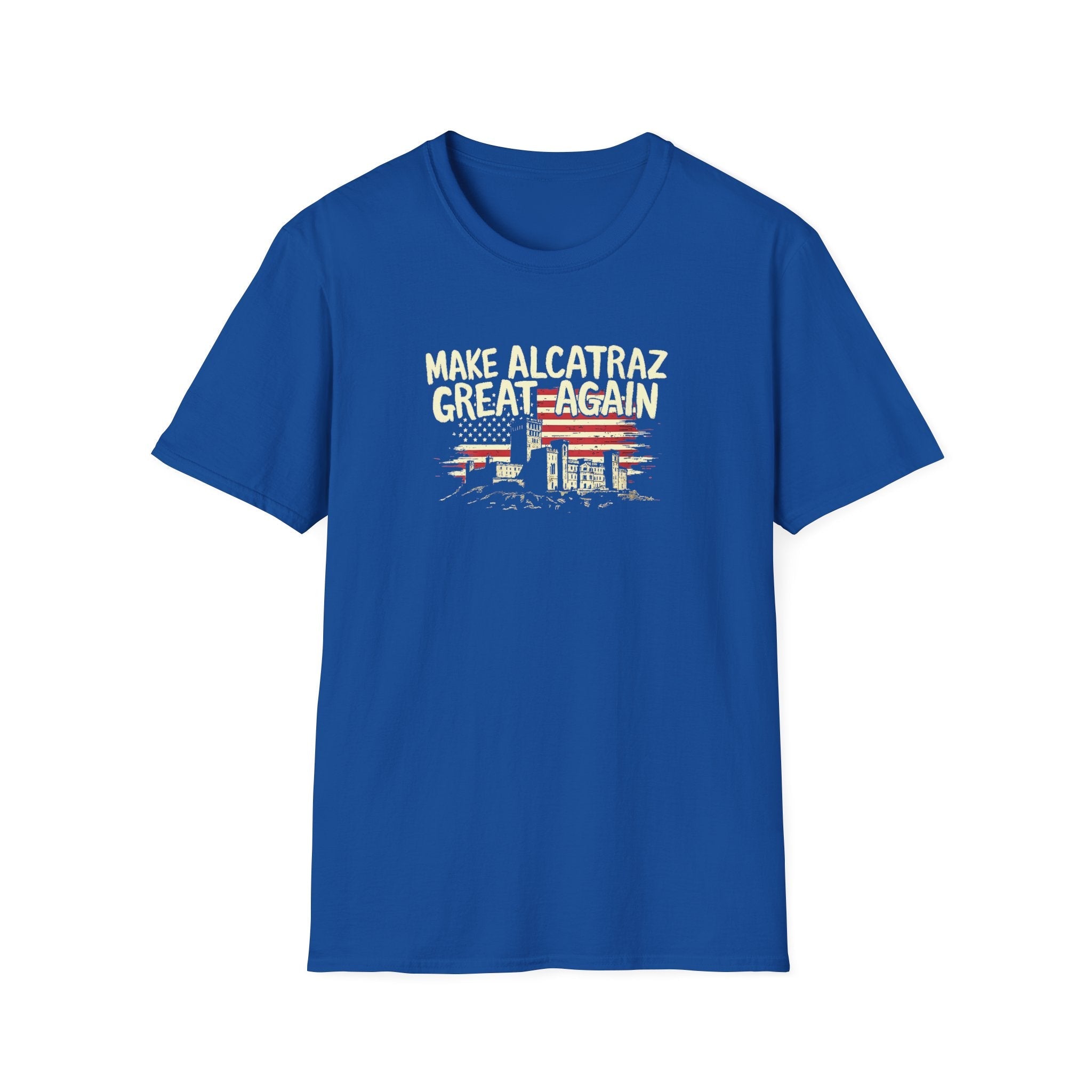Make Alcatraz Great Again (Flag Design) T-Shirt - PatriotDepot.com