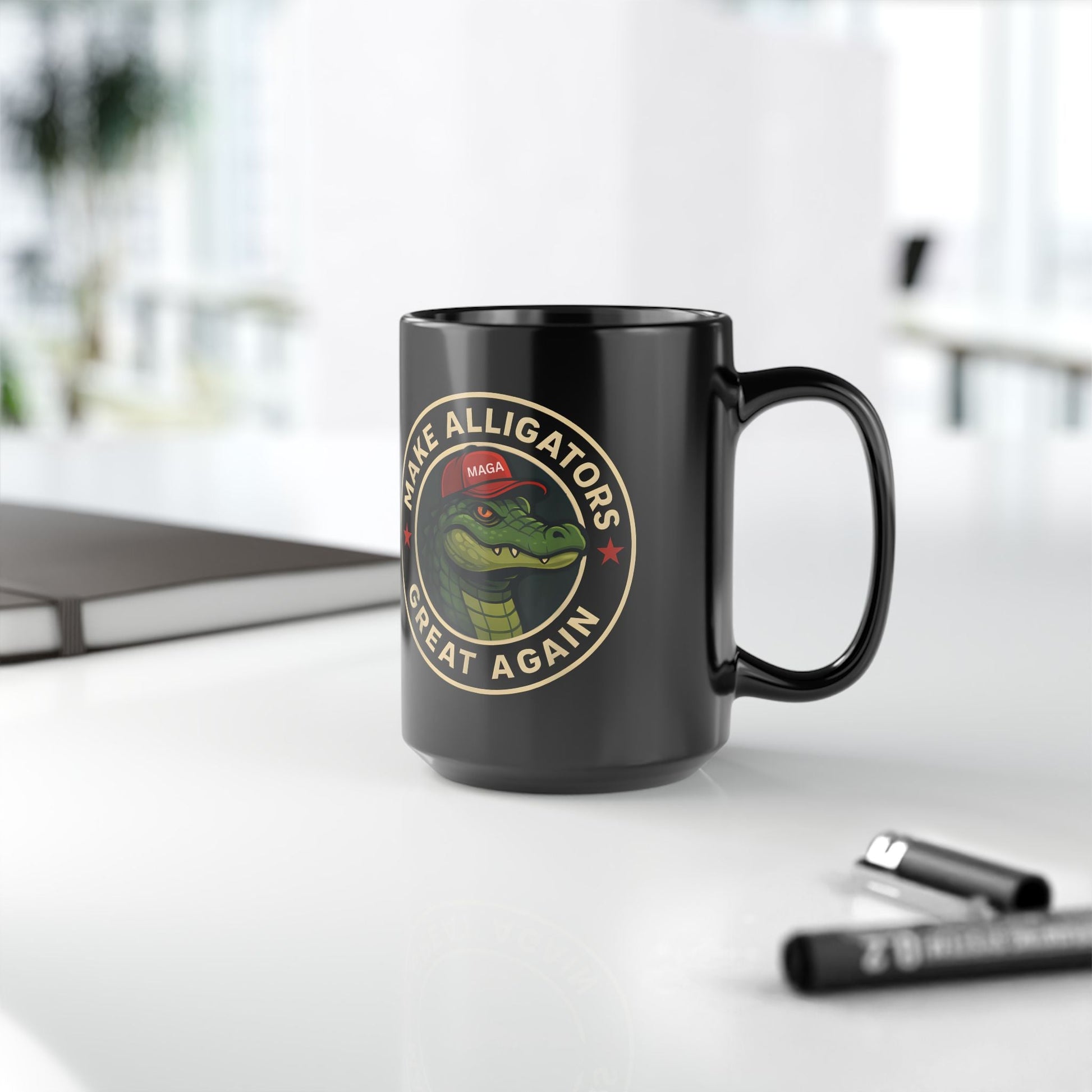 Make Alligators Great Again Mug (2 Sizes) – Alligator Alcatraz Edition - PatriotDepot.com