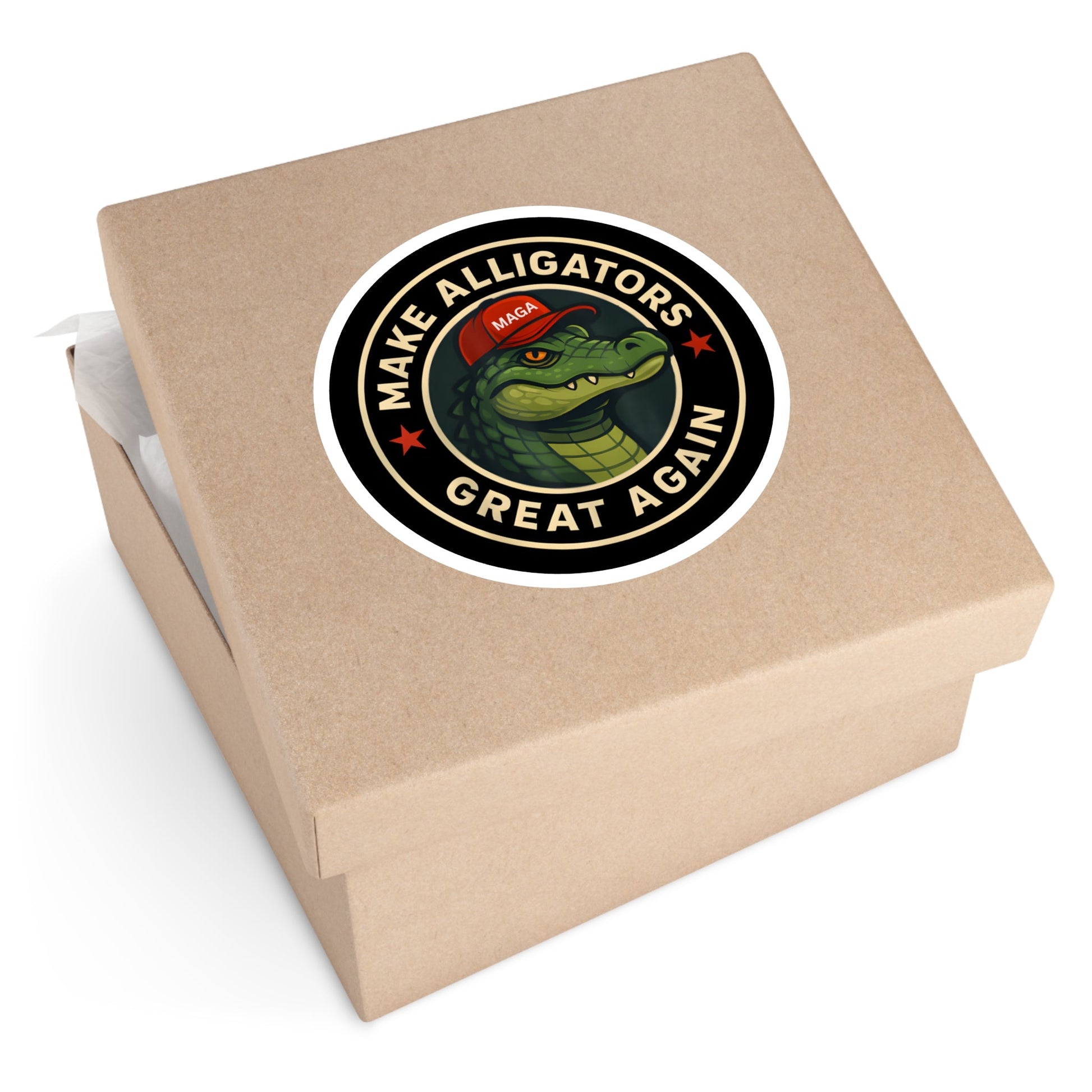 Make Alligators Great Again Sticker – Alligator Alcatraz Edition (3 Sizes) - PatriotDepot.com