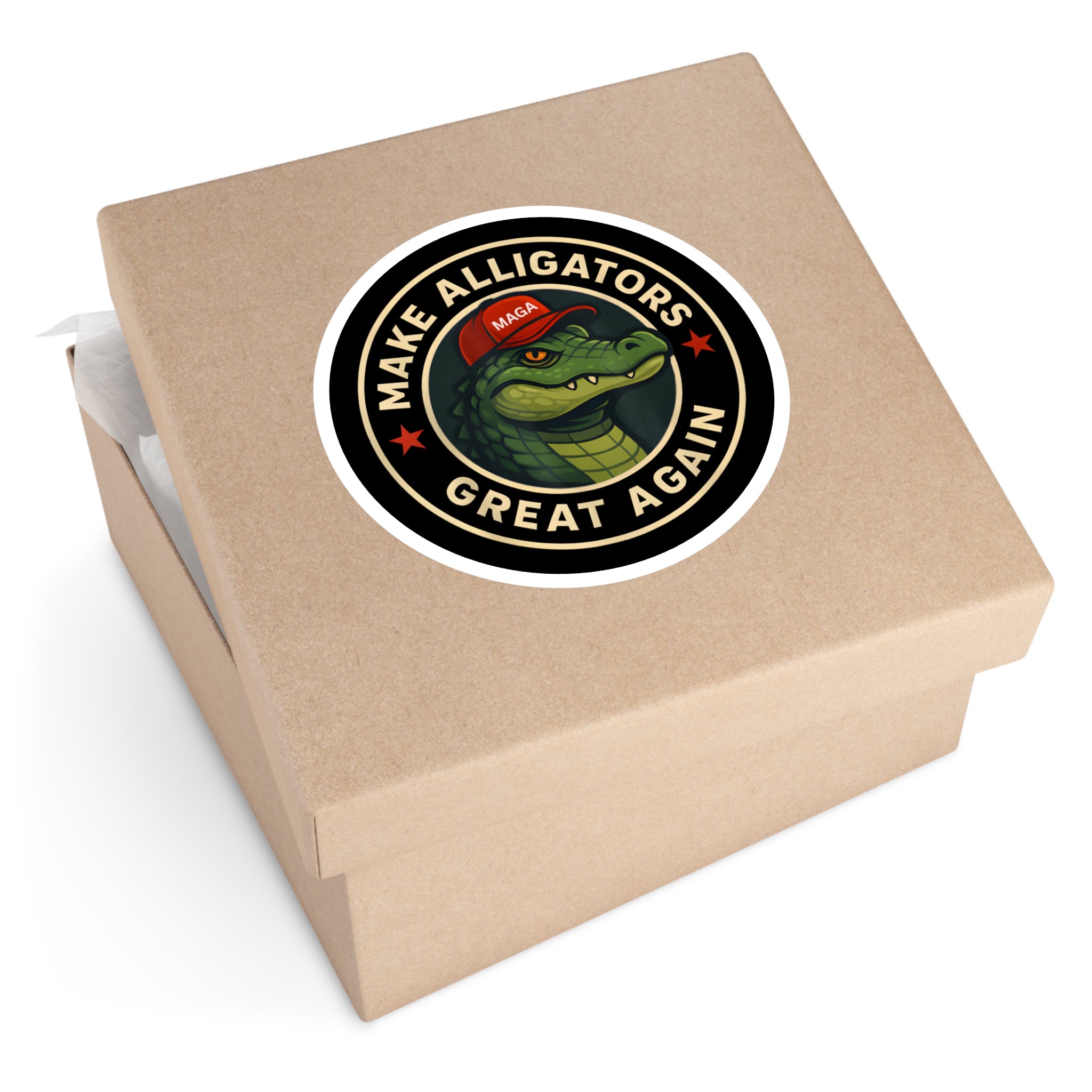 Make Alligators Great Again Sticker – Alligator Alcatraz Edition (3 Sizes) - PatriotDepot.com