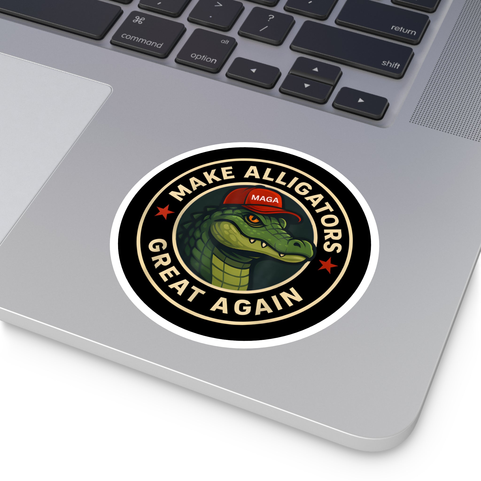 Make Alligators Great Again Sticker – Alligator Alcatraz Edition (3 Sizes) - PatriotDepot.com
