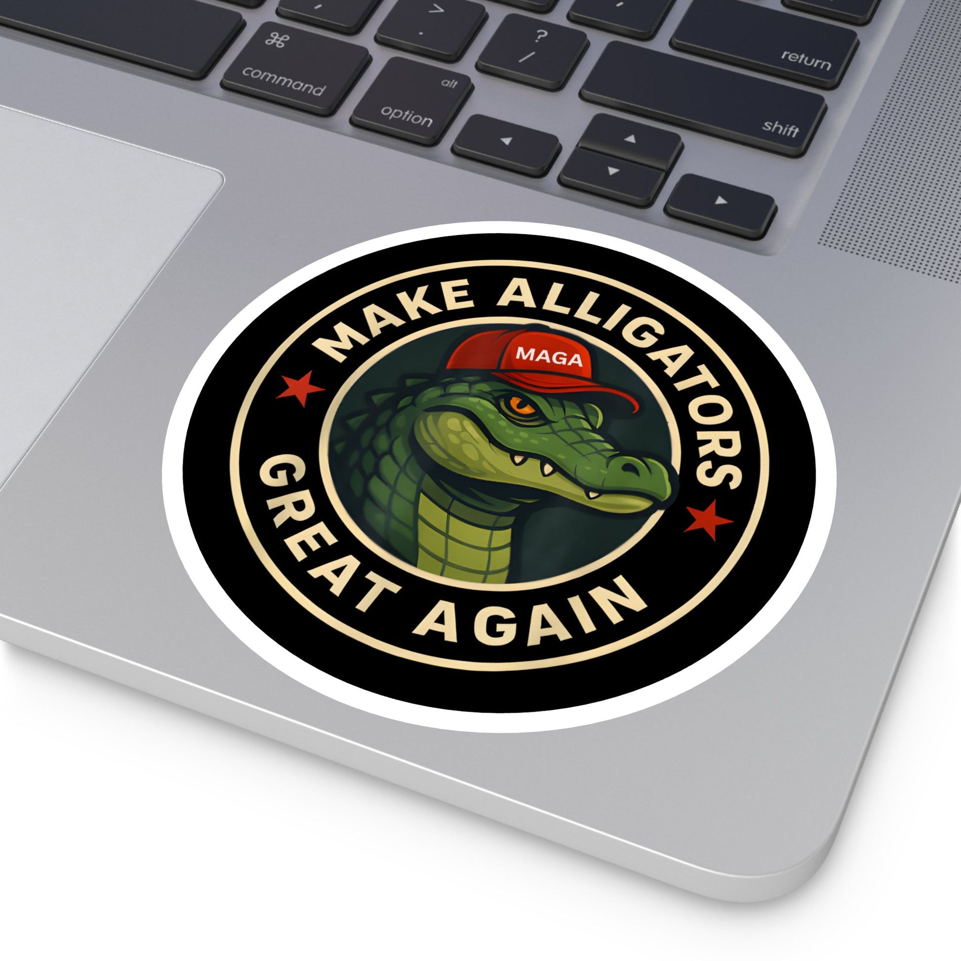 Make Alligators Great Again Sticker – Alligator Alcatraz Edition (3 Sizes) - PatriotDepot.com