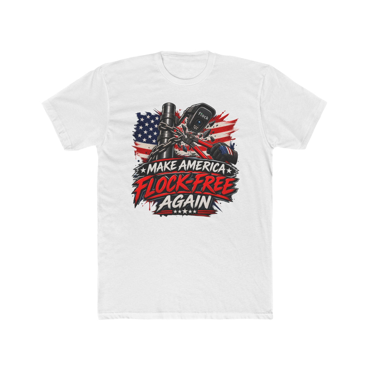 Make America Flock-Free Again Patriotic T-Shirt - PatriotDepot.com