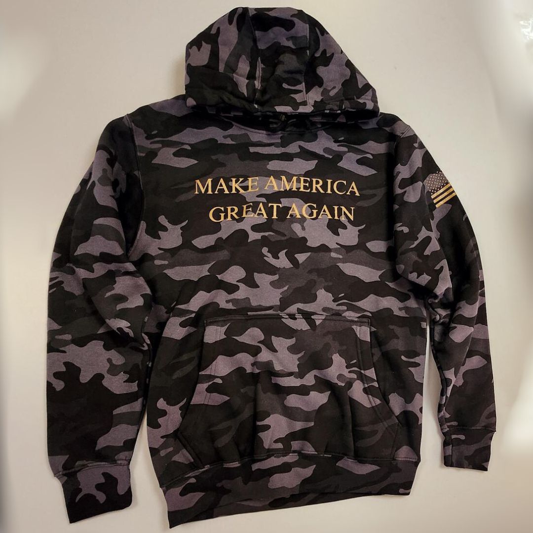 Make America Great Again Camo Hoodie - PatriotDepot.com