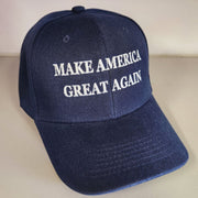 Make America Great Again Embroidered Hat (Navy) - PatriotDepot.com