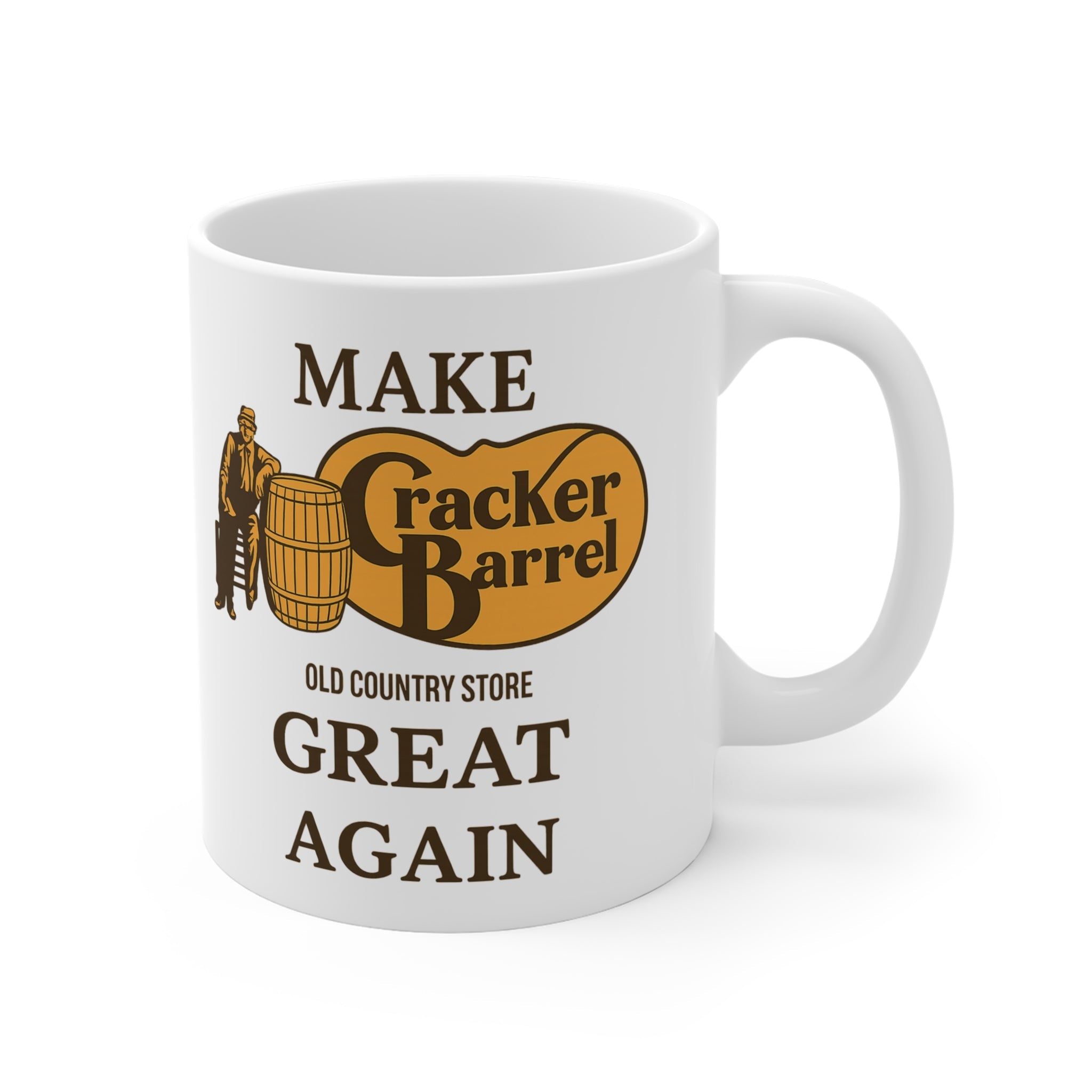 Patriot Depot Make Cracker Barrel Great Again Mug