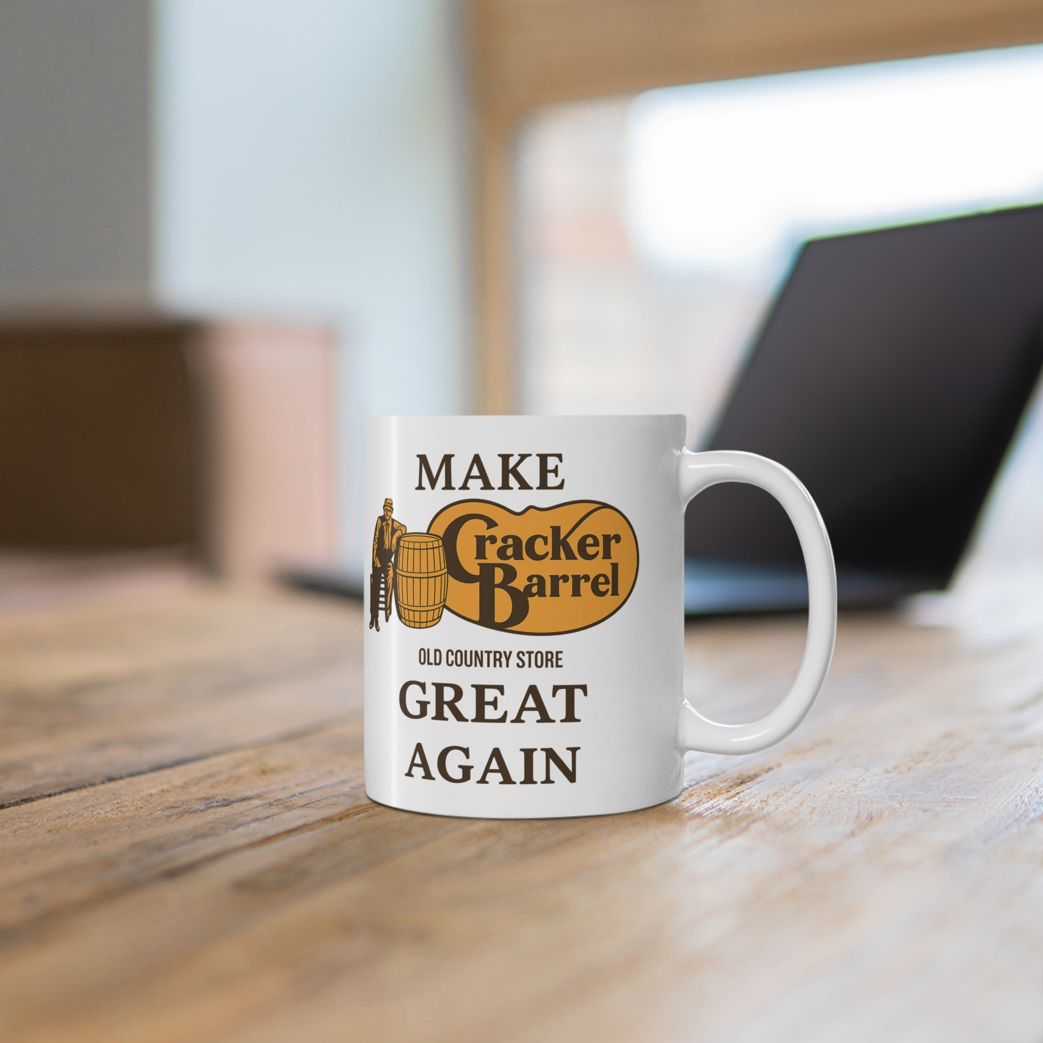 Patriot Depot Make Cracker Barrel Great Again Mug - Thumbnail 2