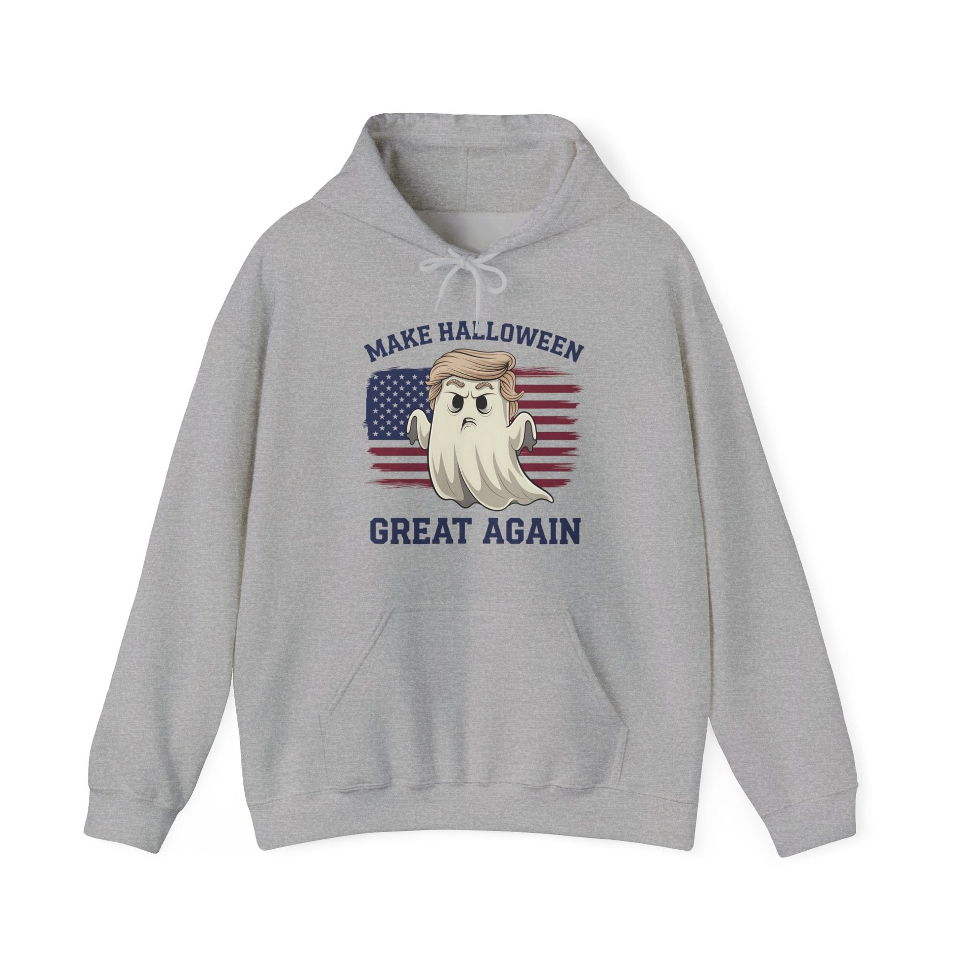 Make Halloween Great Again Trump Ghost Hoodie - PatriotDepot.com