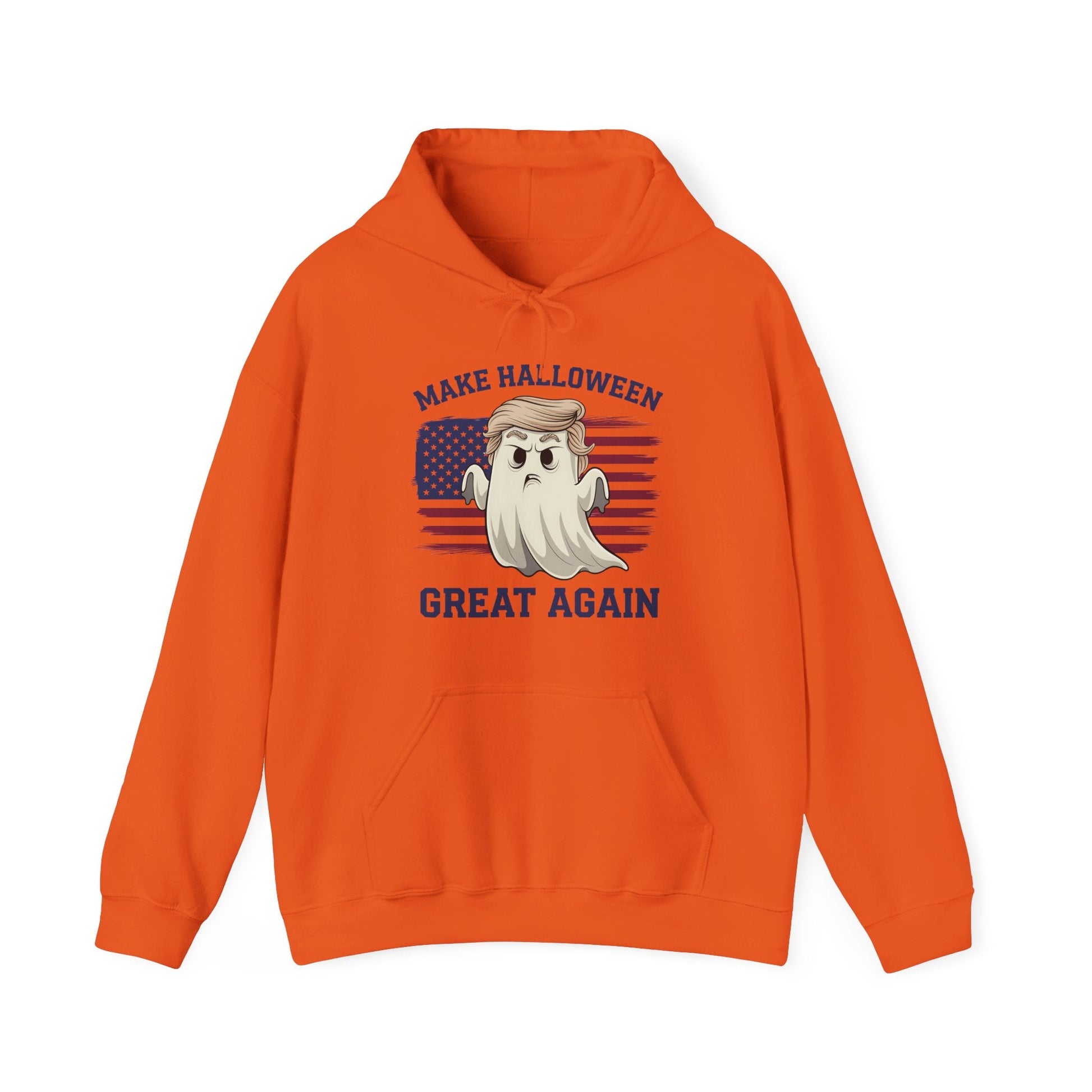 Make Halloween Great Again Trump Ghost Hoodie - PatriotDepot.com