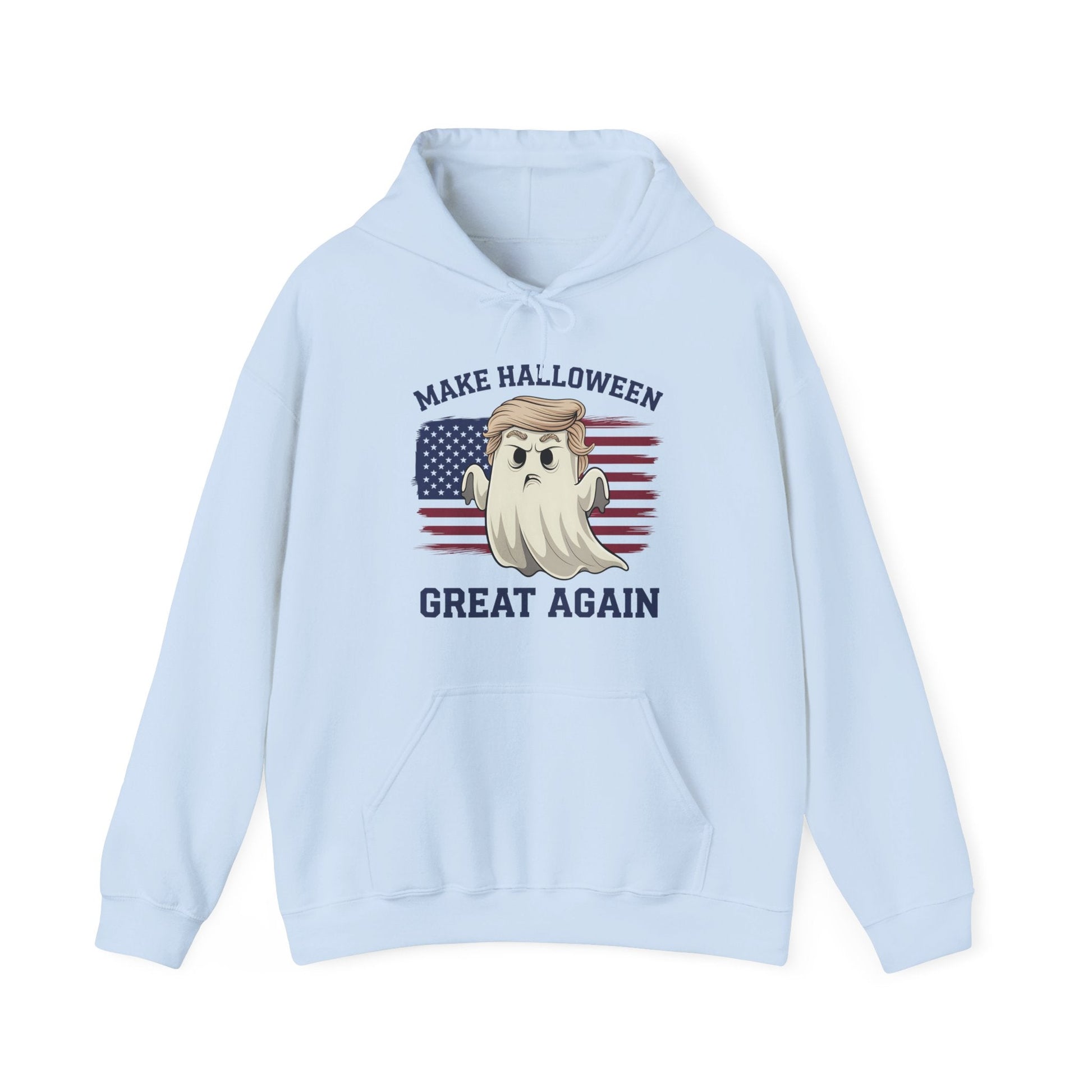 Make Halloween Great Again Trump Ghost Hoodie - PatriotDepot.com