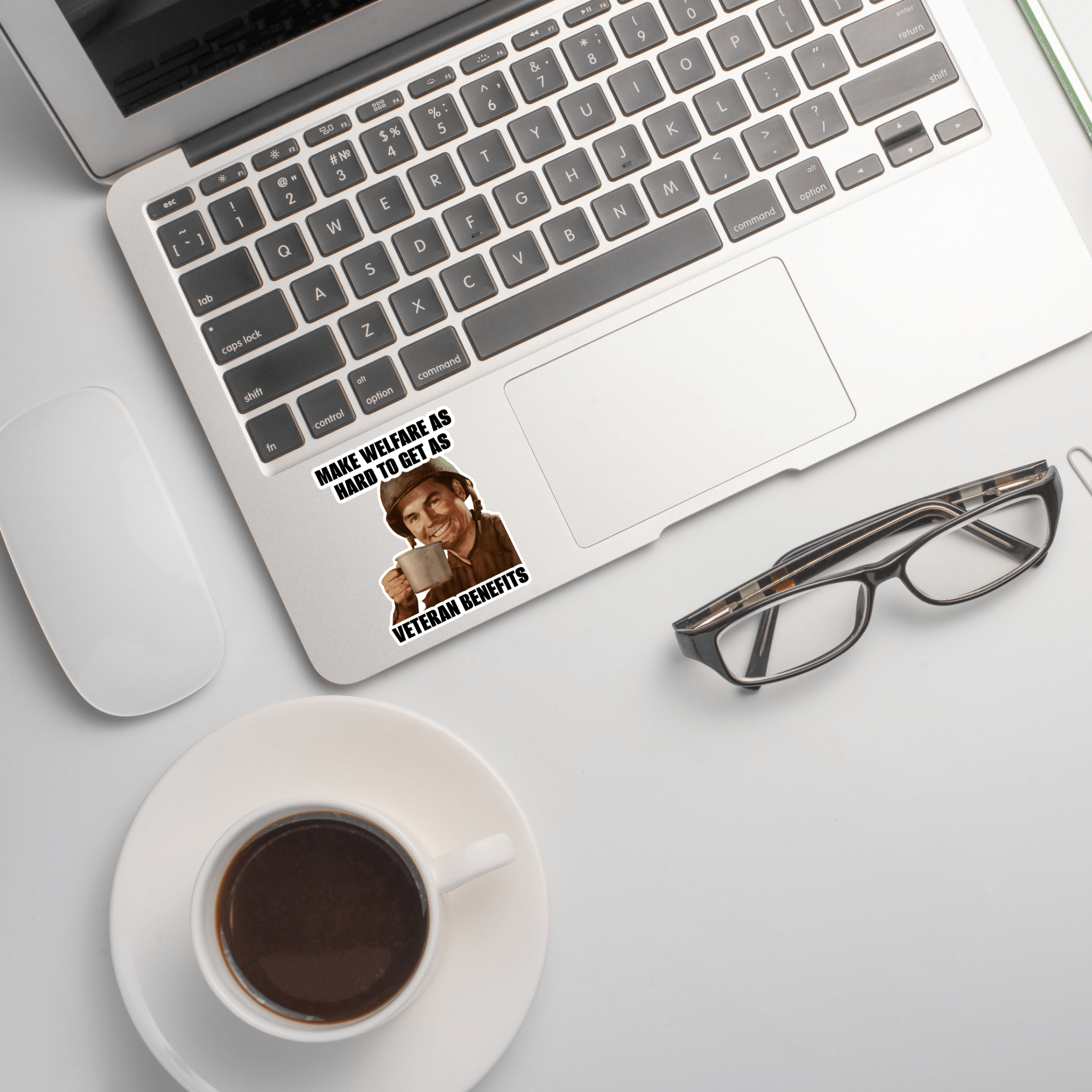 Make Welfare as Hard to Get as Veterans Benefits Sticker - PatriotDepot.com