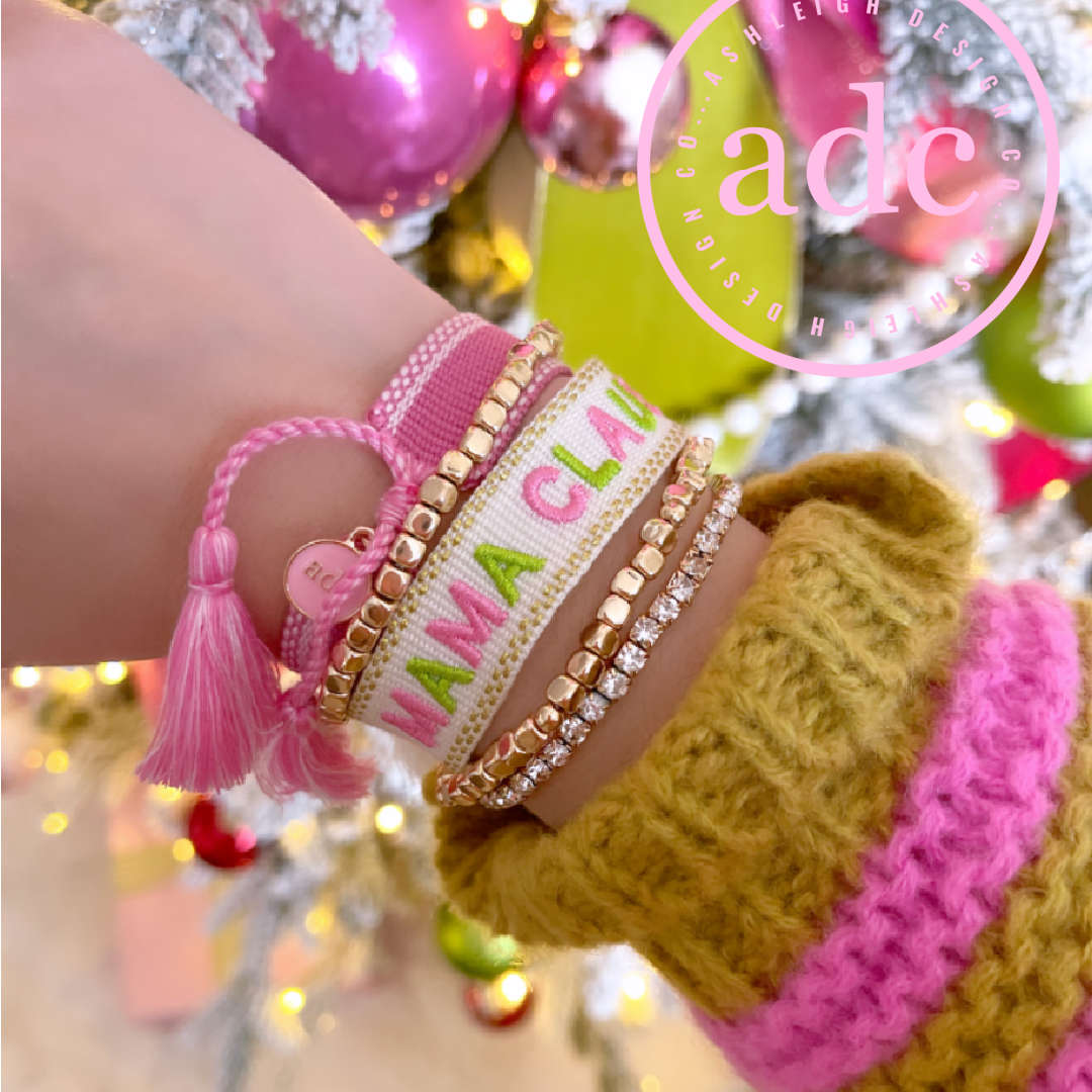 Mama Claus Holiday Woven Bracelet - PatriotDepot.com