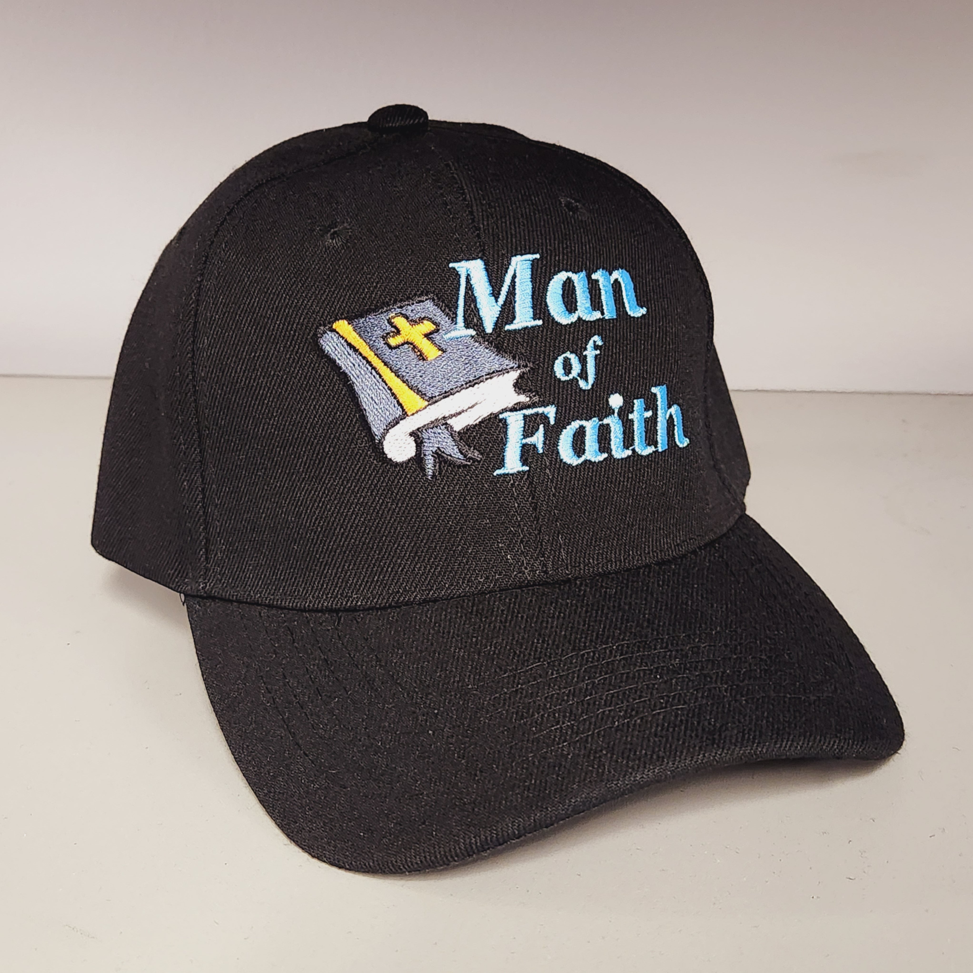 Man of Faith Custom Embroidered Hat - PatriotDepot.com