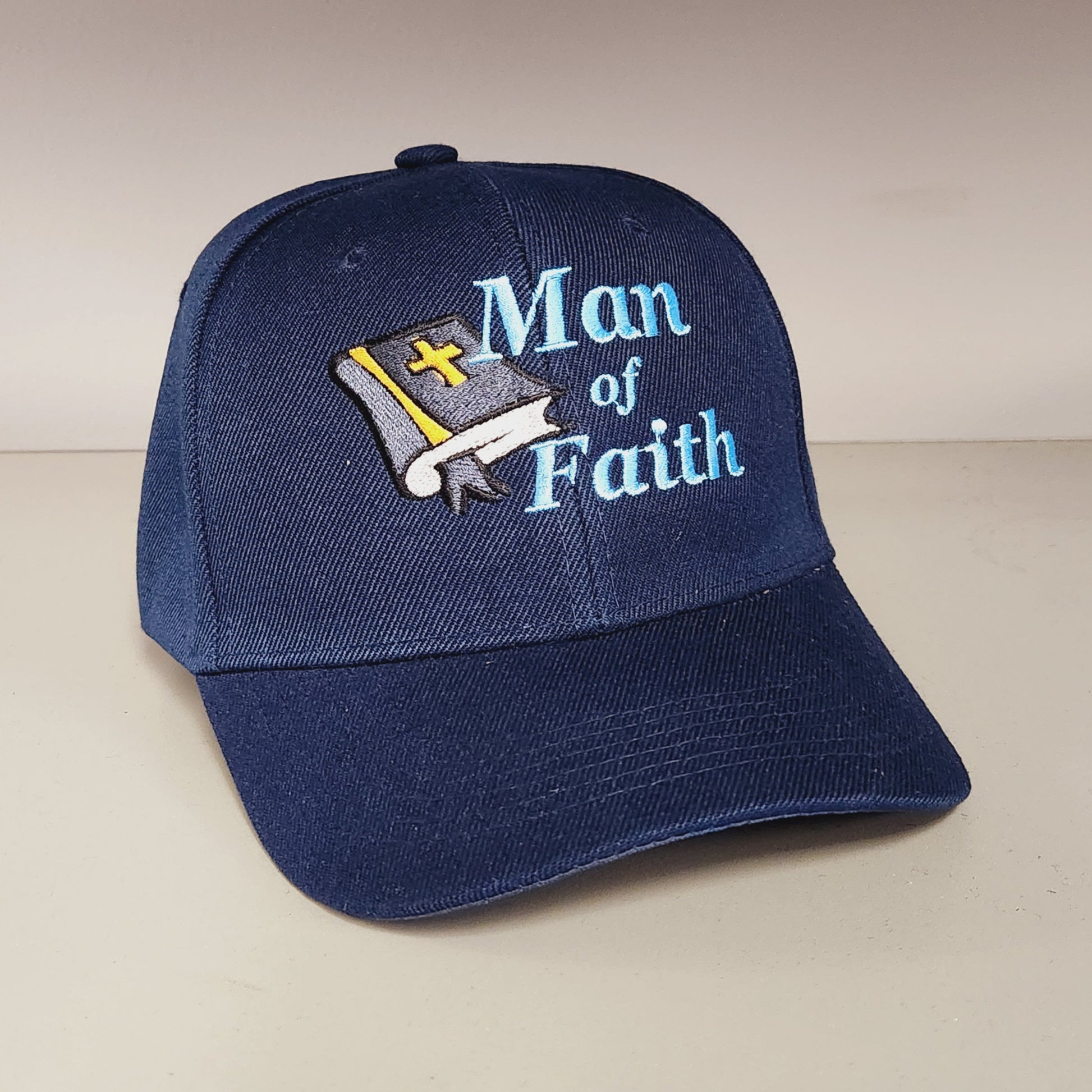 Man of Faith Custom Embroidered Hat - PatriotDepot.com